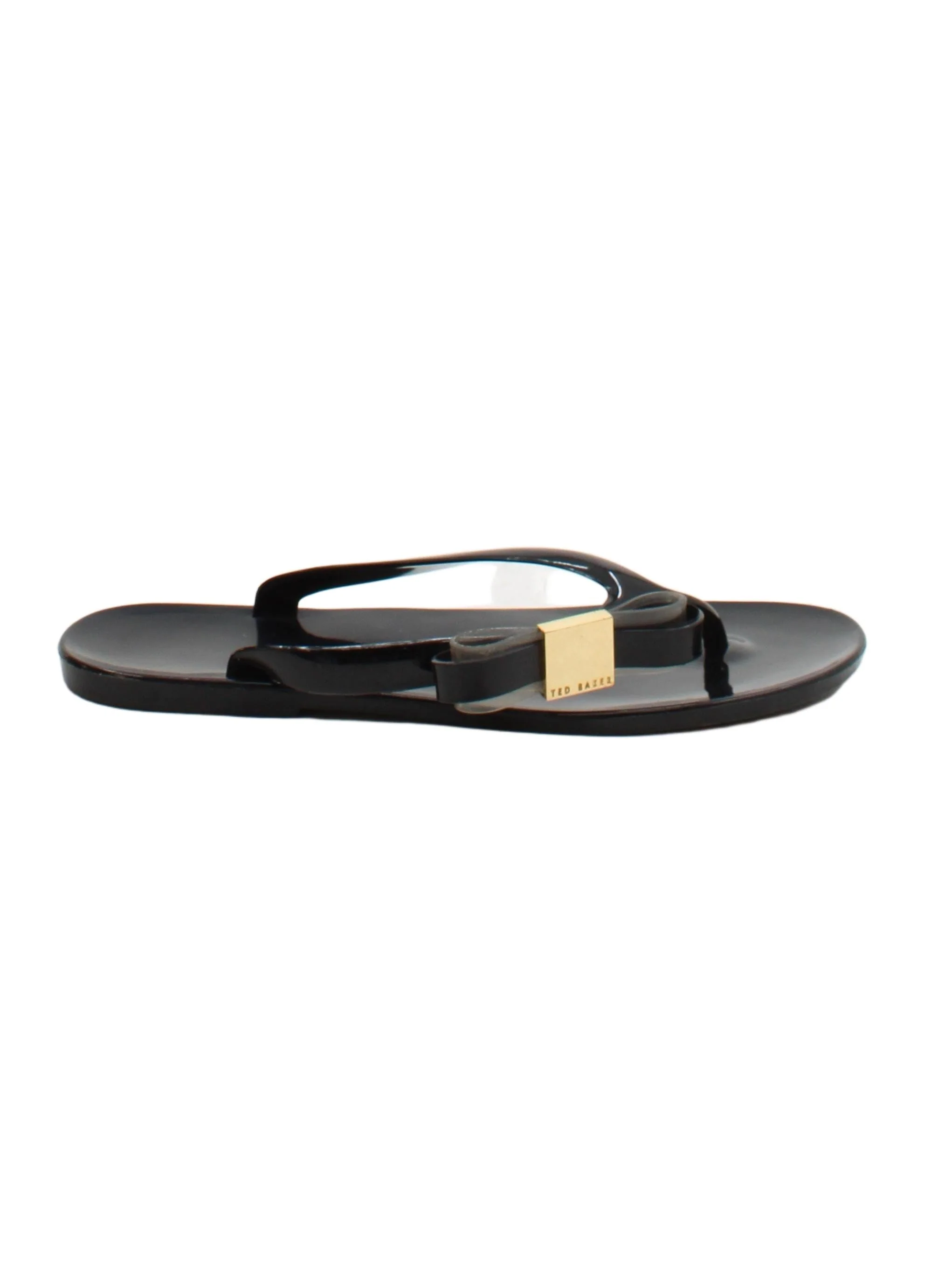 Ted Baker Women's Sandals UK 4 Black 100% Other Flip-Flop