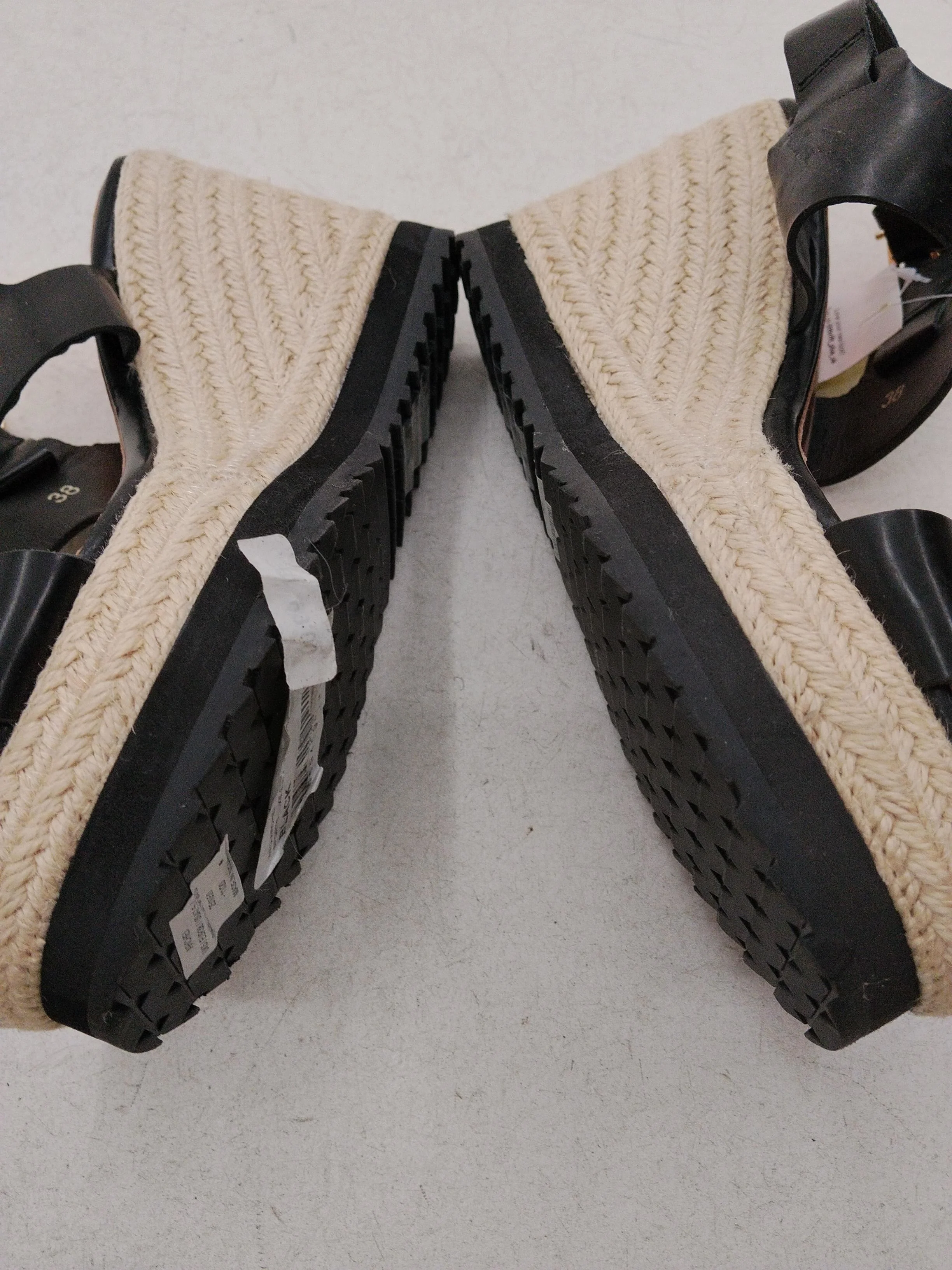 Ted Baker Women's Sandals UK 5 Black 100% Leather Espadrille - Image 7