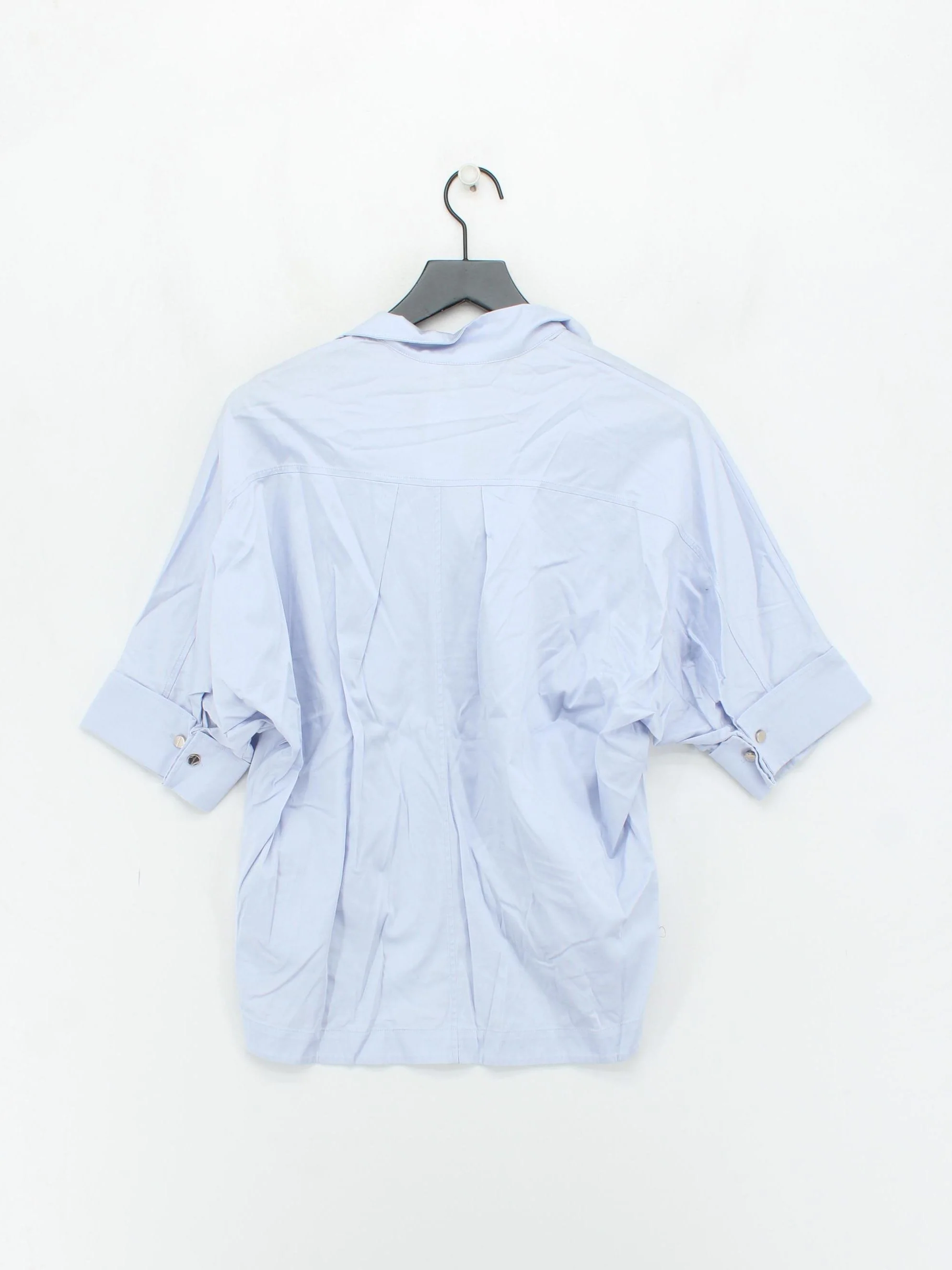 Ted Baker Women's Shirt UK 4 Blue Cotton with Elastane Basic - Image 2