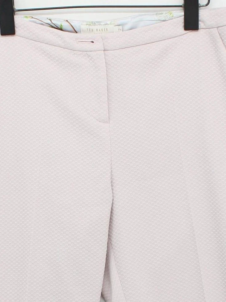 Ted Baker Women's Suit Trousers S Pink Polyester - Image 3