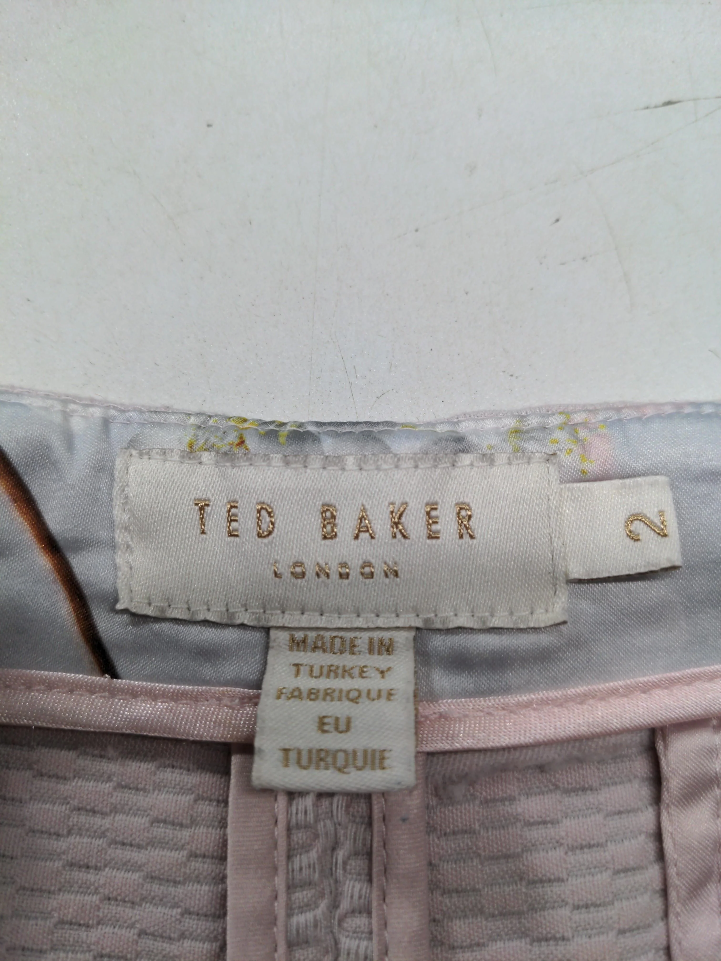 Ted Baker Women's Suit Trousers S Pink Polyester - Image 5