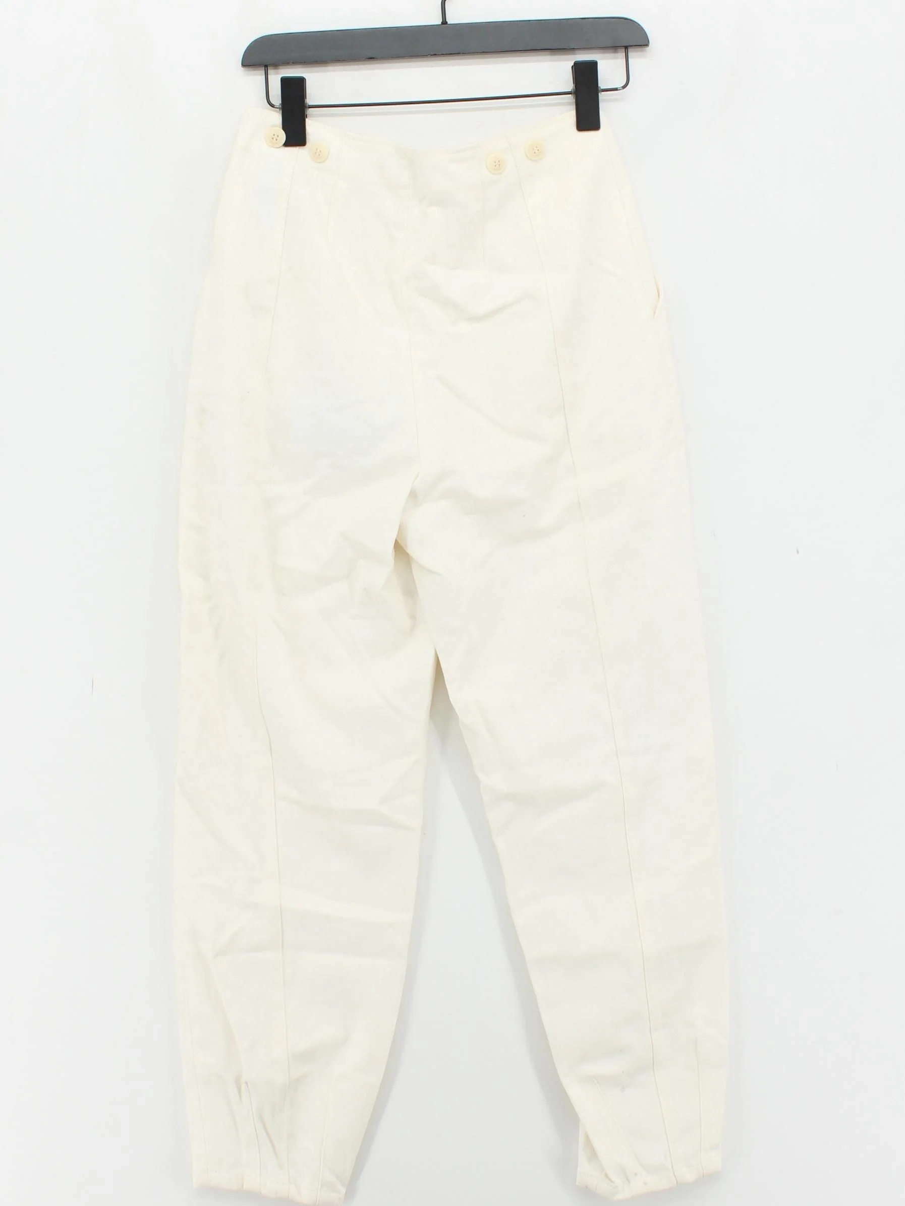 Ted Baker Women's Suit Trousers XS Cream Cotton - Image 2
