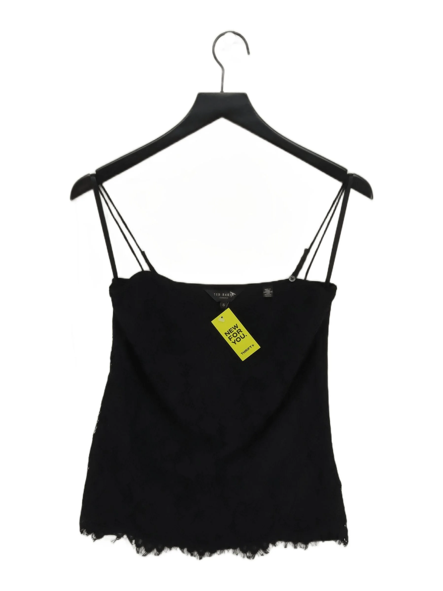 Ted Baker Women's T-Shirt S Black Viscose