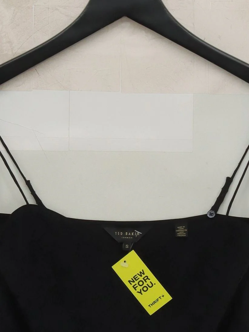 Ted Baker Women's T-Shirt S Black Viscose - Image 3