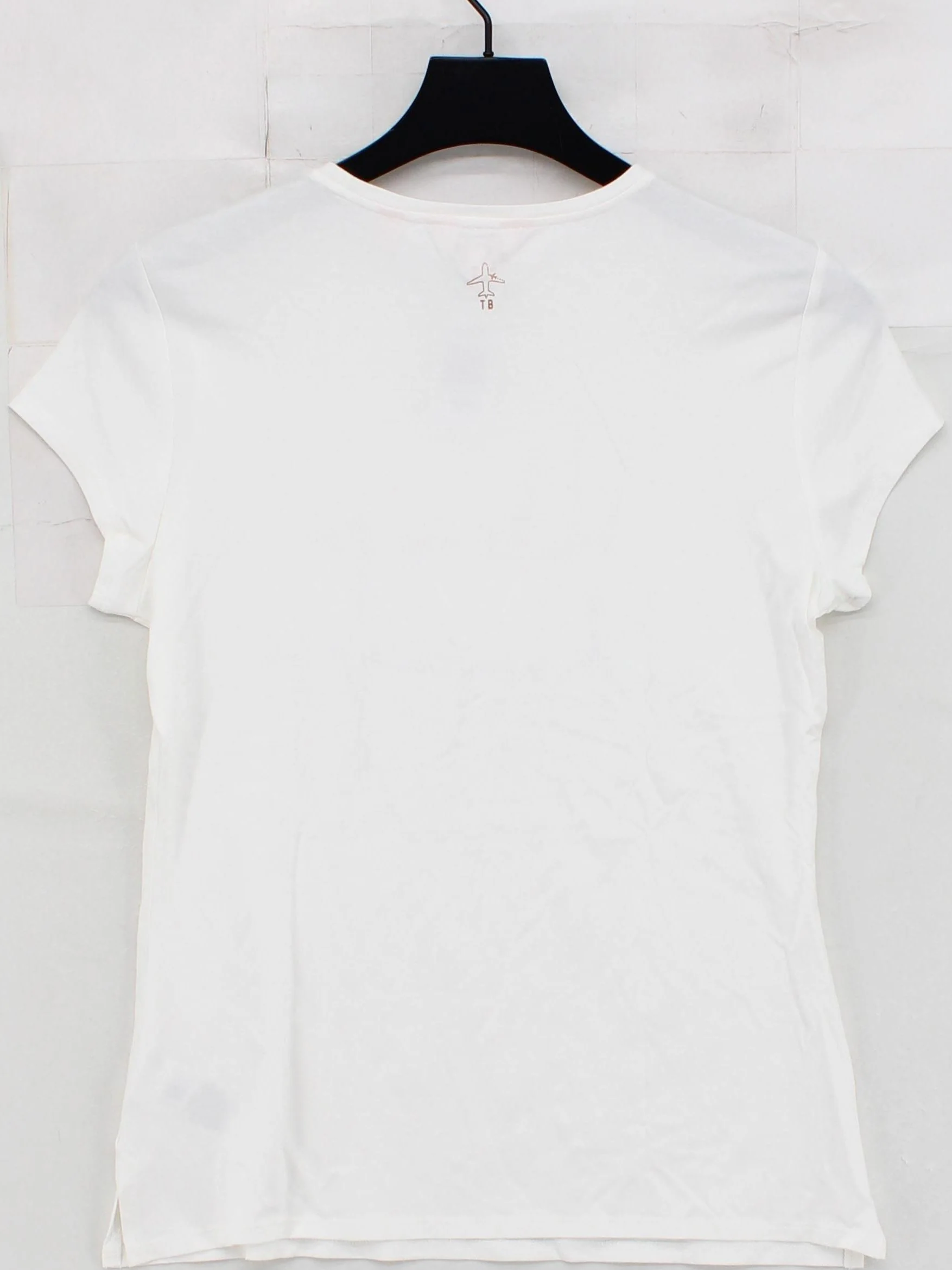 Ted Baker Women's T-Shirt UK 8 White Viscose with Elastane Basic - Image 2