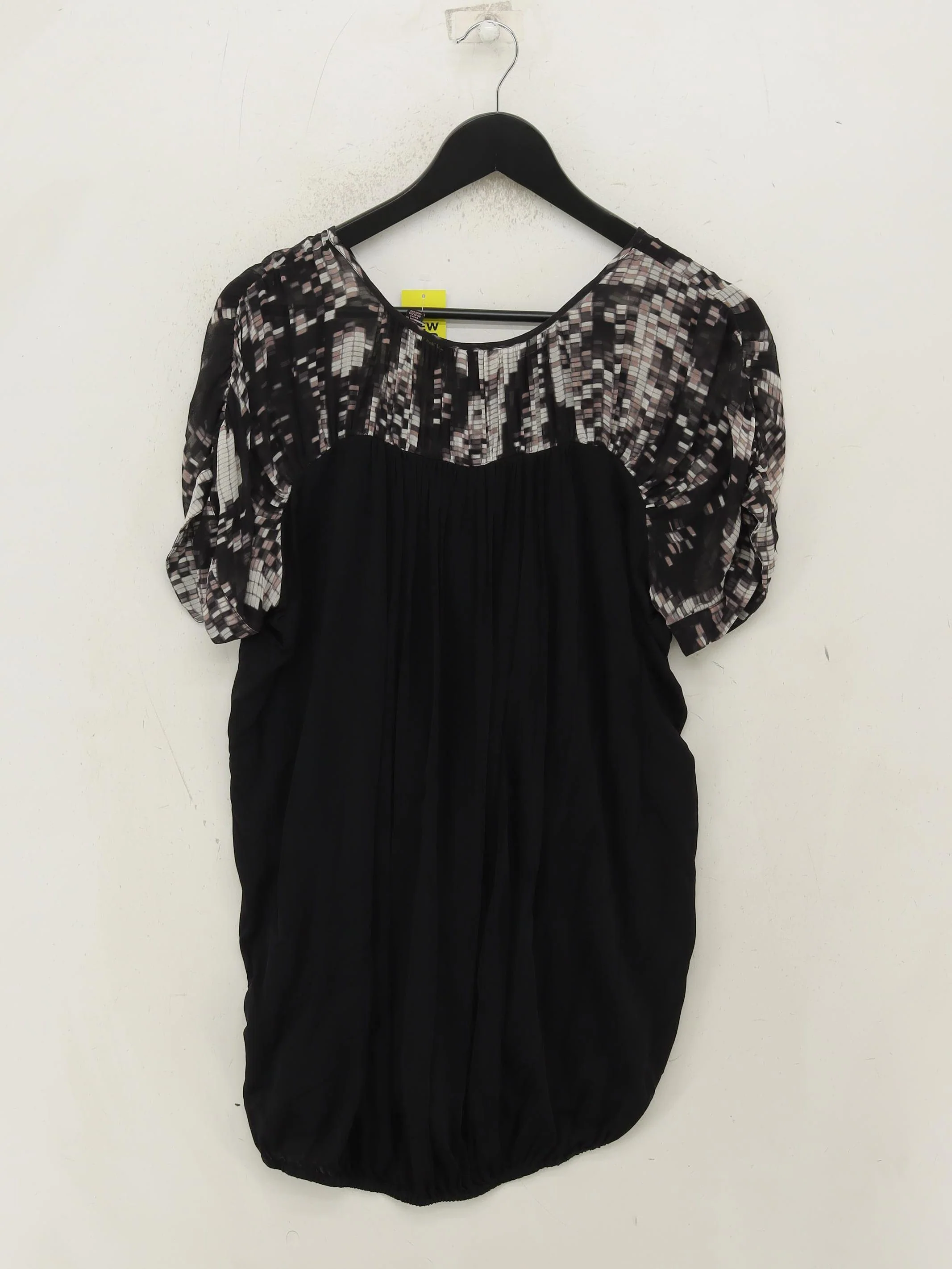 Ted Baker Women's Top L Black 100% Other Short Sleeve Round Neck Basic - Image 2