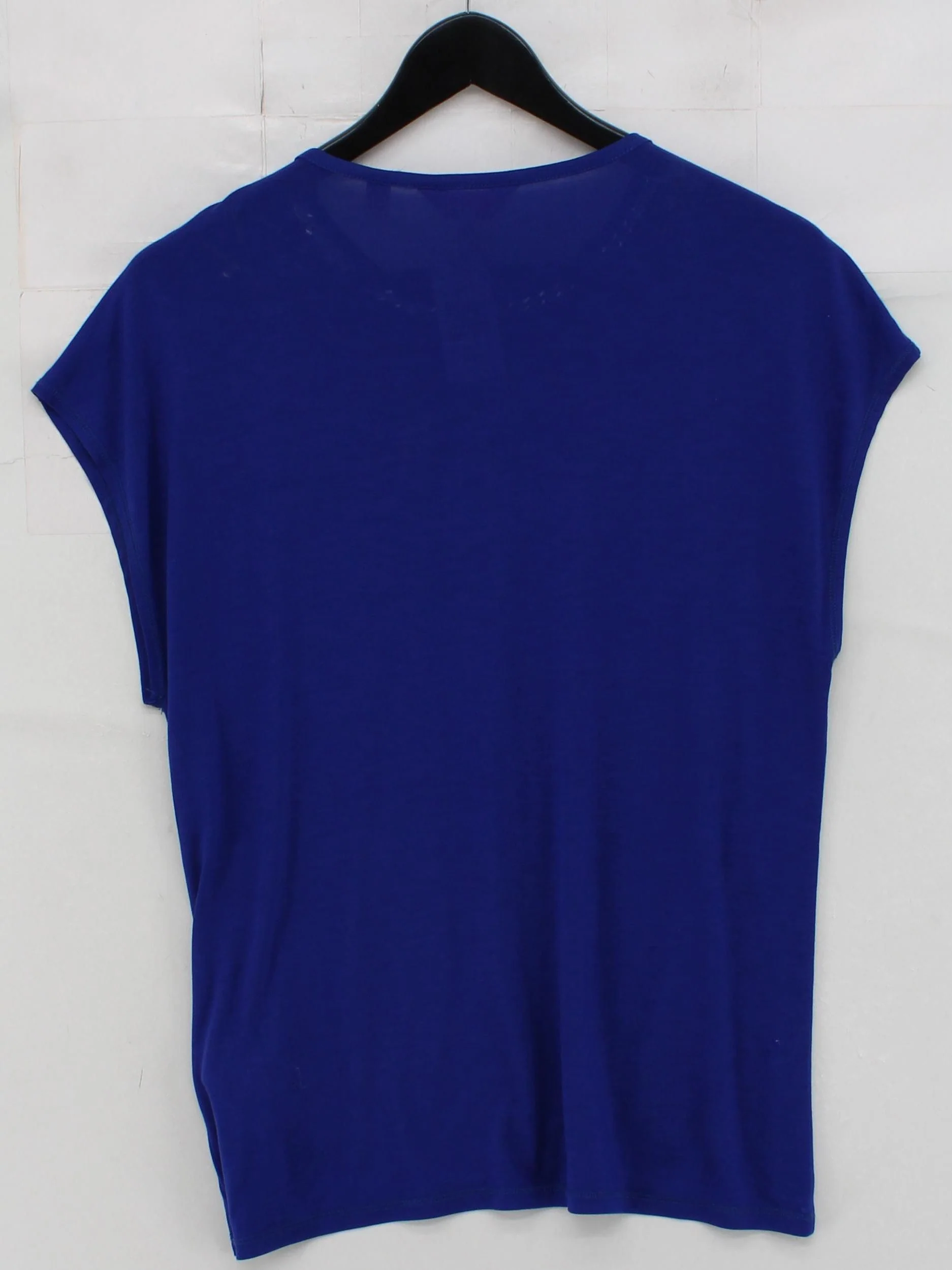 Ted Baker Women's Top S Blue 100% Other Short Sleeve Round Neck Basic - Image 2