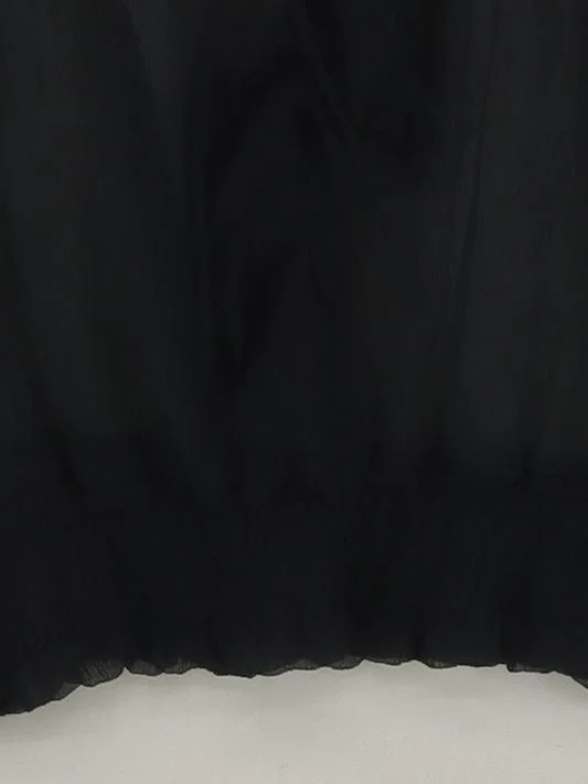 Ted Baker Women's Top UK 10 Black 100% Other Sleeveless V-Neck Basic - Image 4