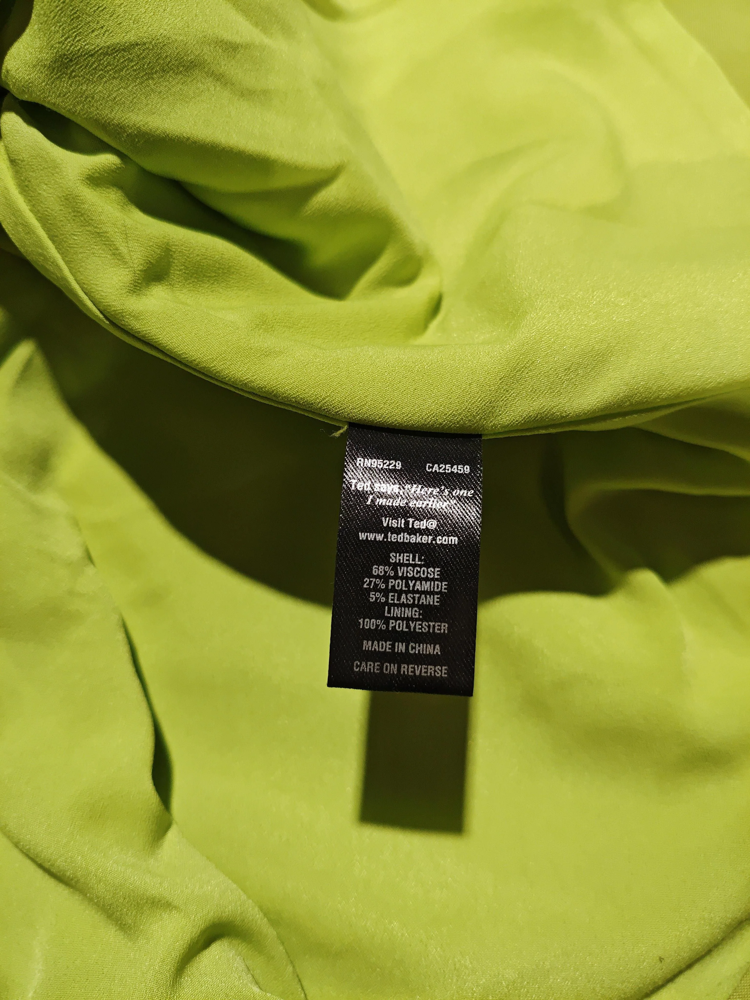 Ted Baker Women's Top UK 10 Green Viscose New with tags - Image 6