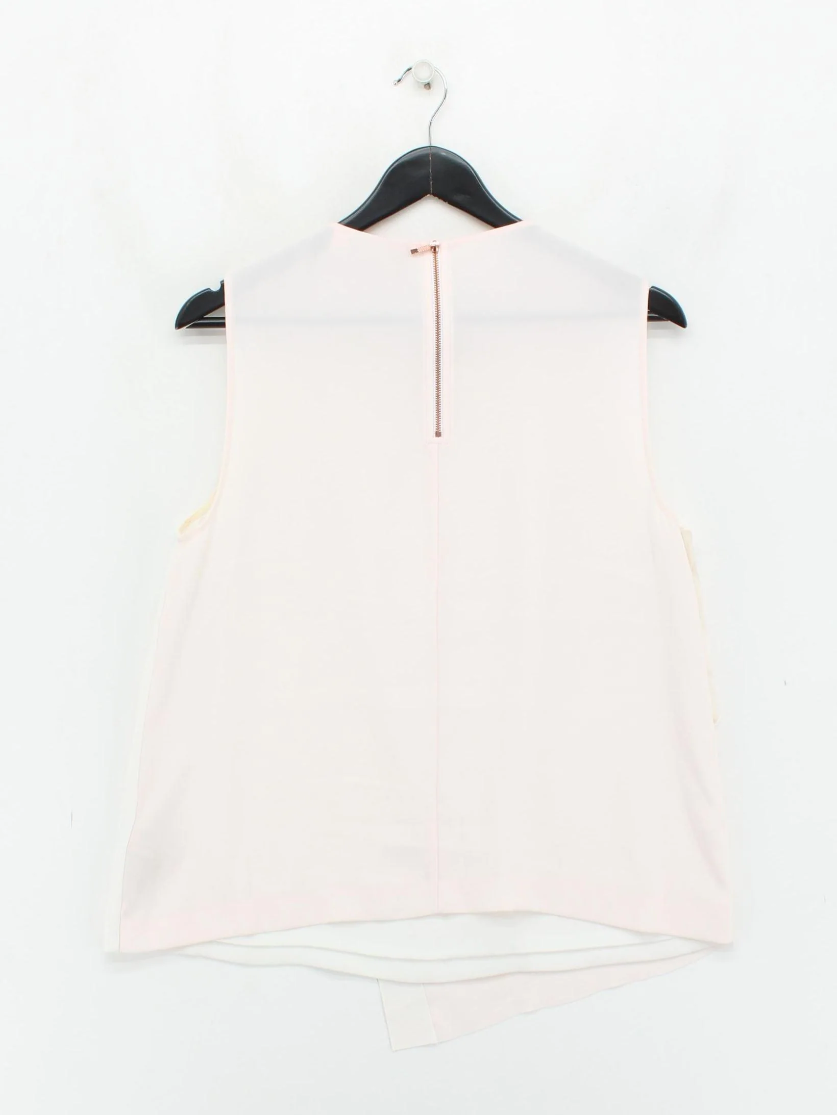 Ted Baker Women's Top UK 14 Pink 100% Polyester Sleeveless Round Neck Basic - Image 2