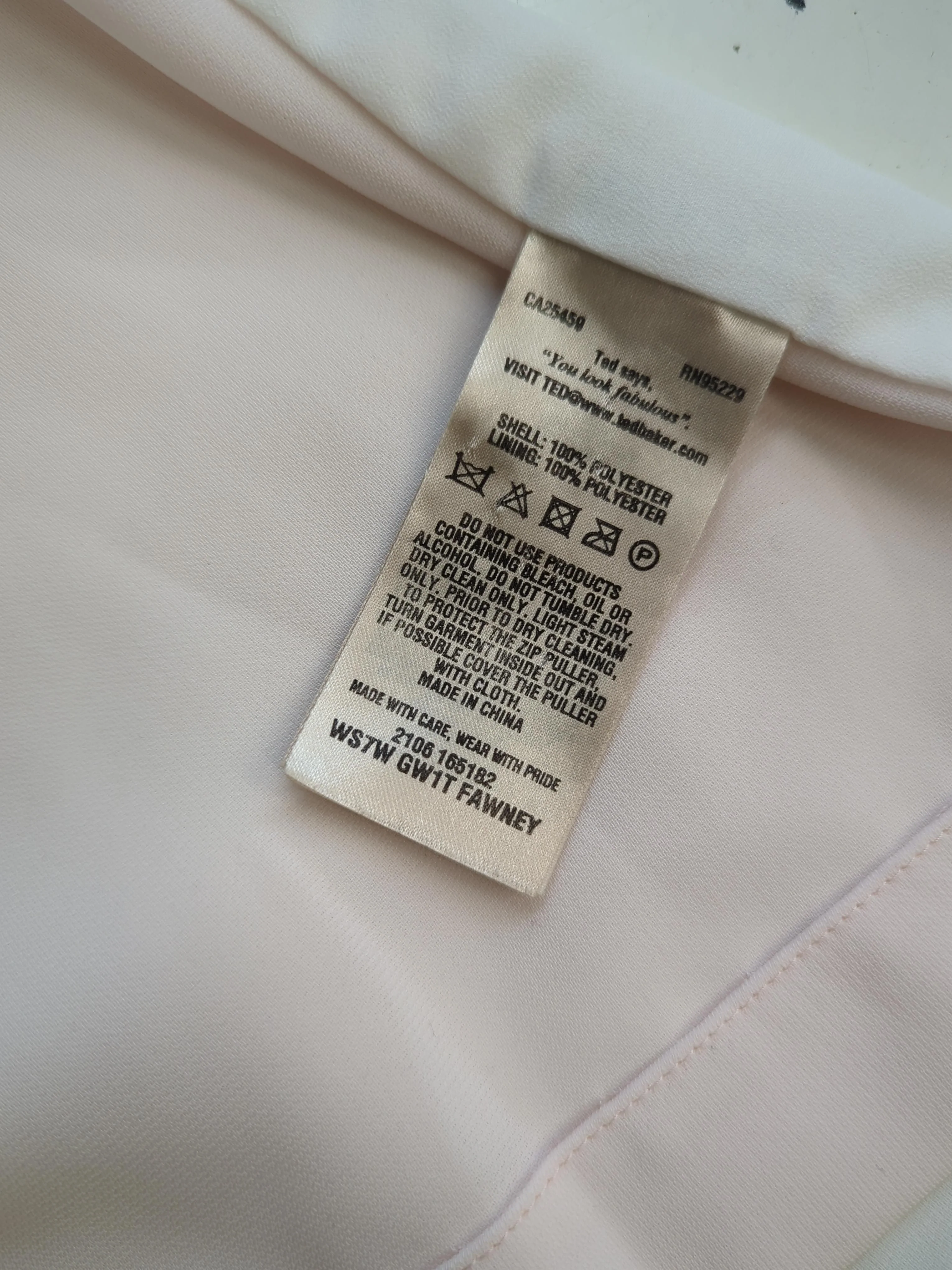 Ted Baker Women's Top UK 14 Pink 100% Polyester Sleeveless Round Neck Basic - Image 6