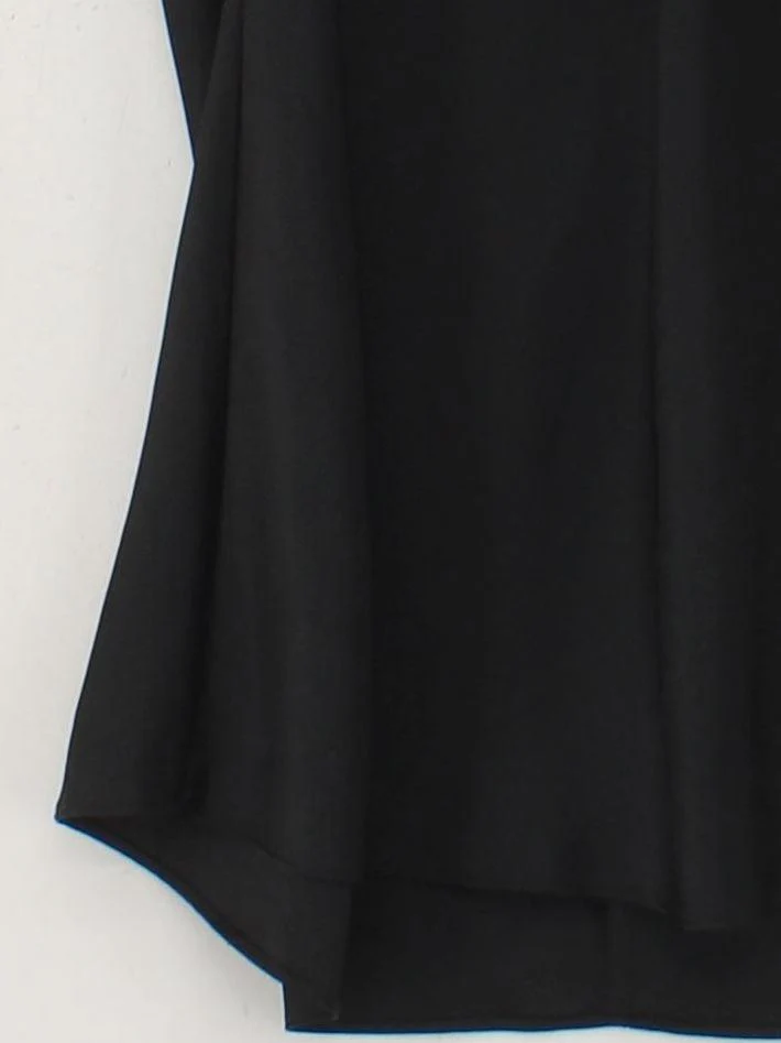 Ted Baker Women's Top UK 16 Black 100% Polyester Sleeveless Collared Basic - Image 4
