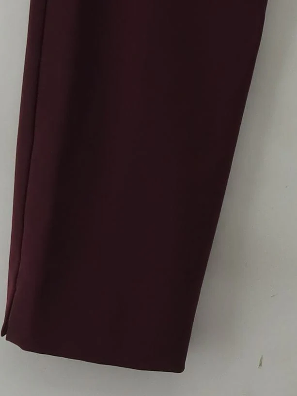 Ted Baker Women's Trousers M Red Polyamide with Elastane Tapered Chino - Image 4