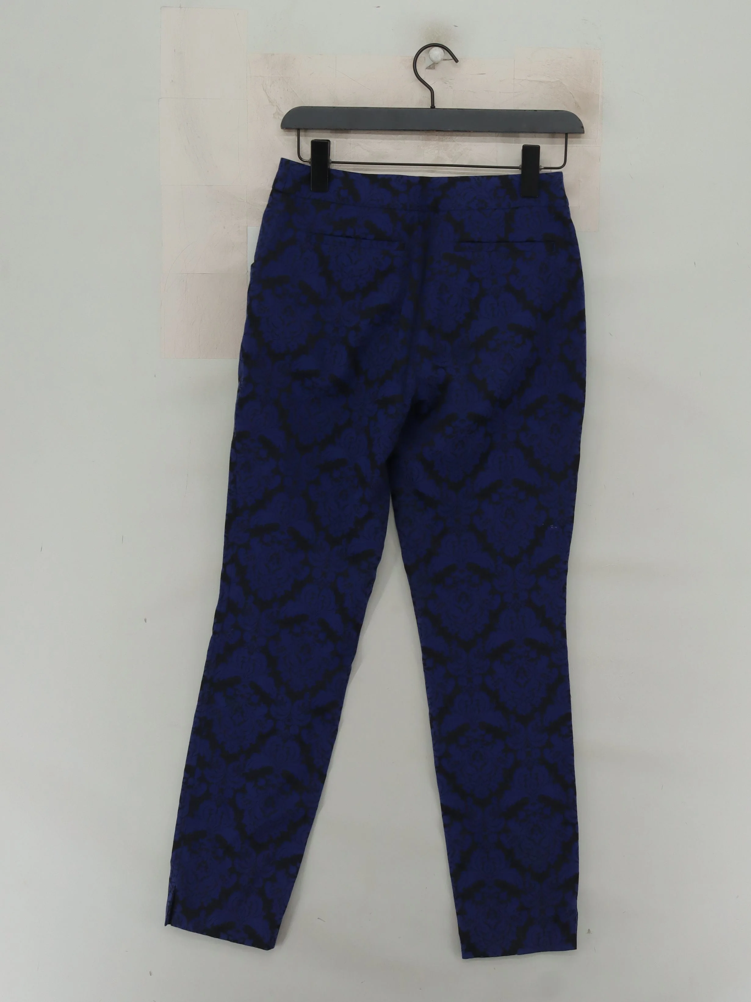 Ted Baker Women's Trousers S Blue Floral 100% Other Tapered Chino - Image 2