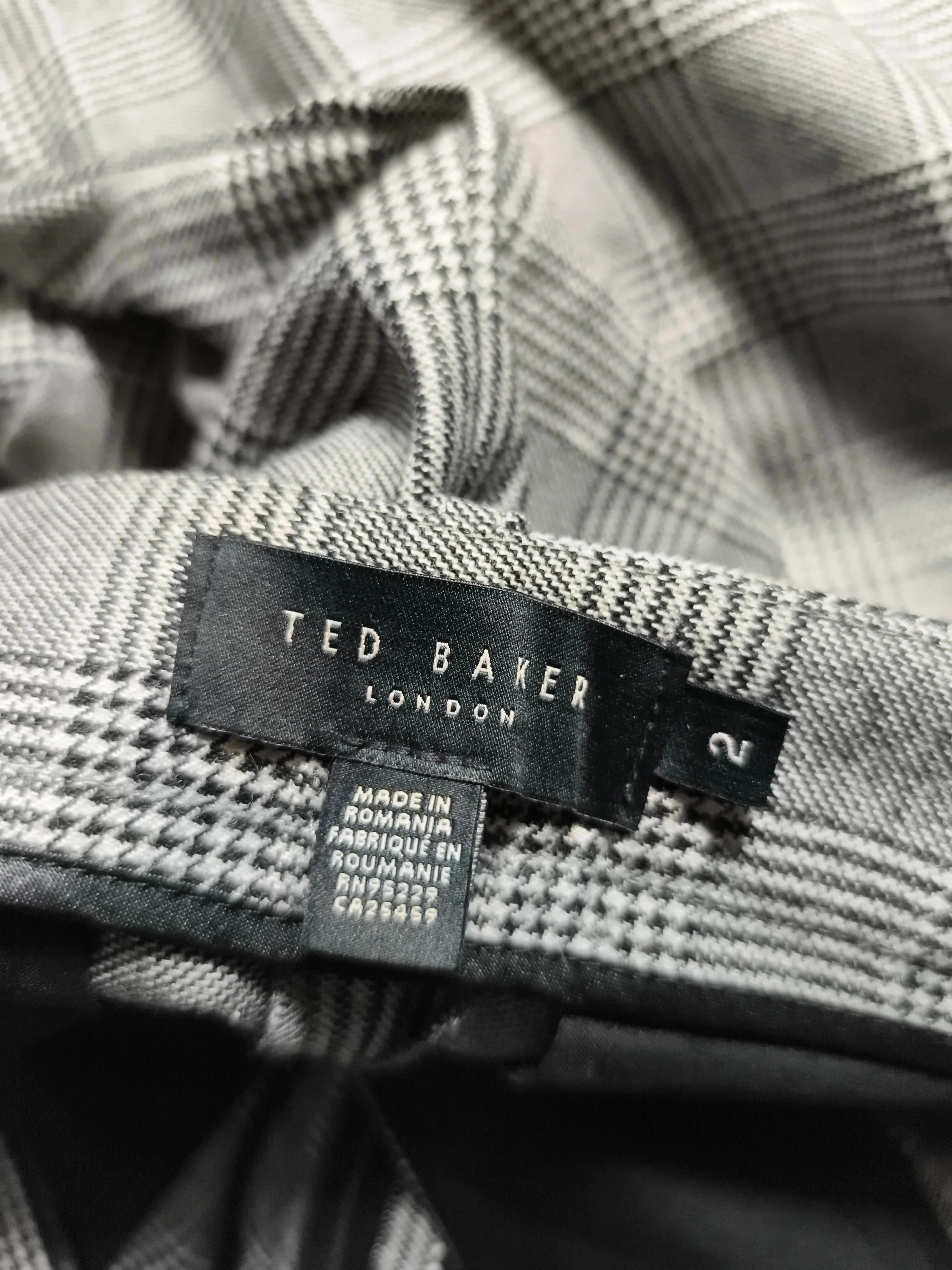 Ted Baker Women's Trousers UK 10 Grey Wool - Image 5