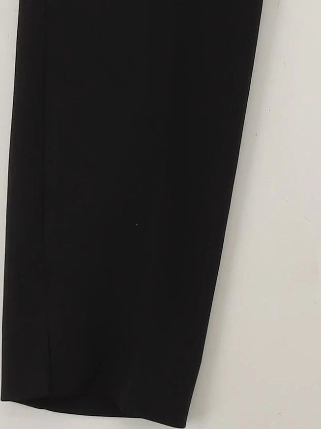 Ted Baker Women's Trousers UK 12 Black Polyester with Elastane Tapered Chino - Image 4