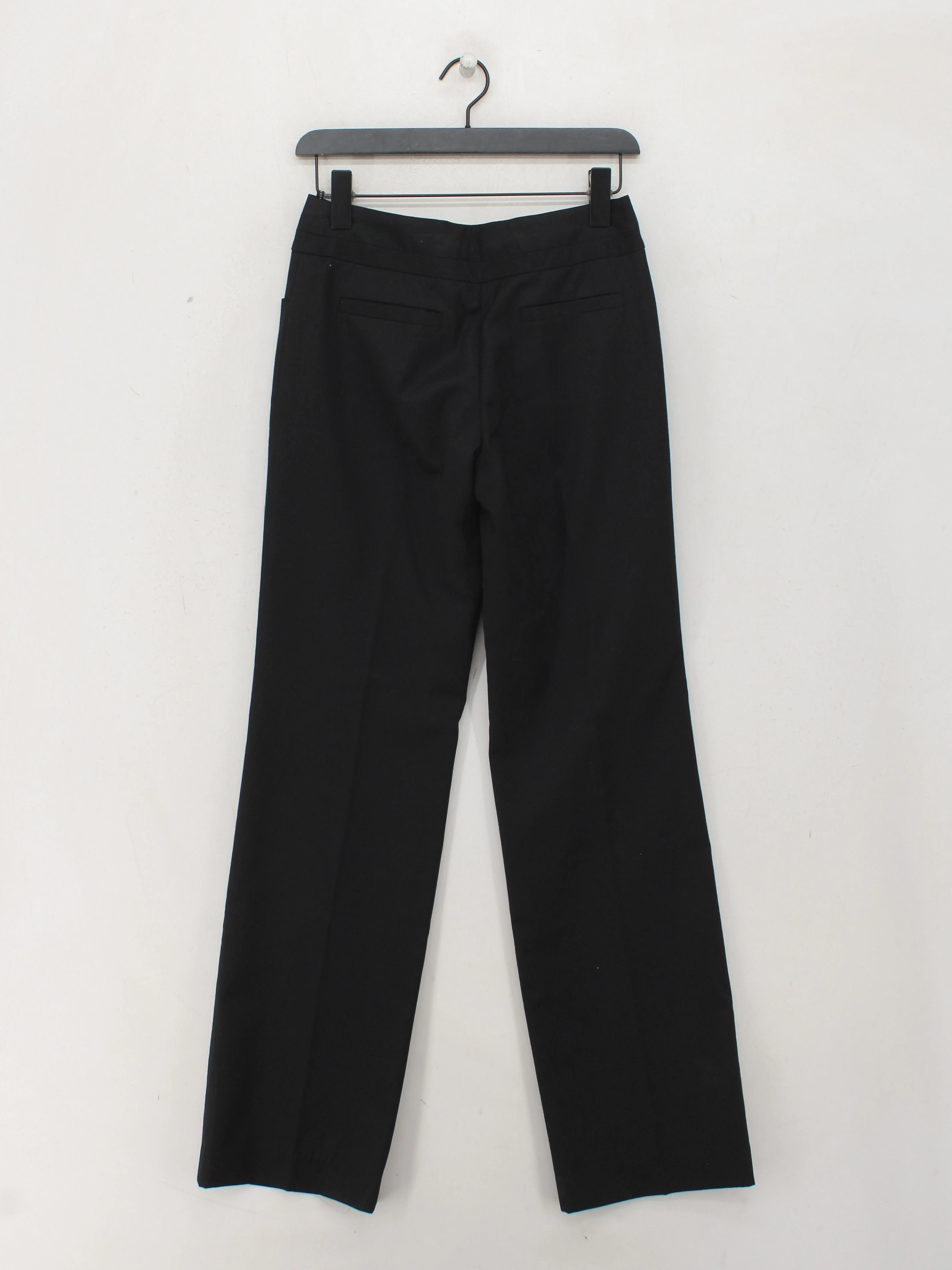 Ted Baker Women's Trousers UK 8 Black 100% Other Straight Chino - Image 2