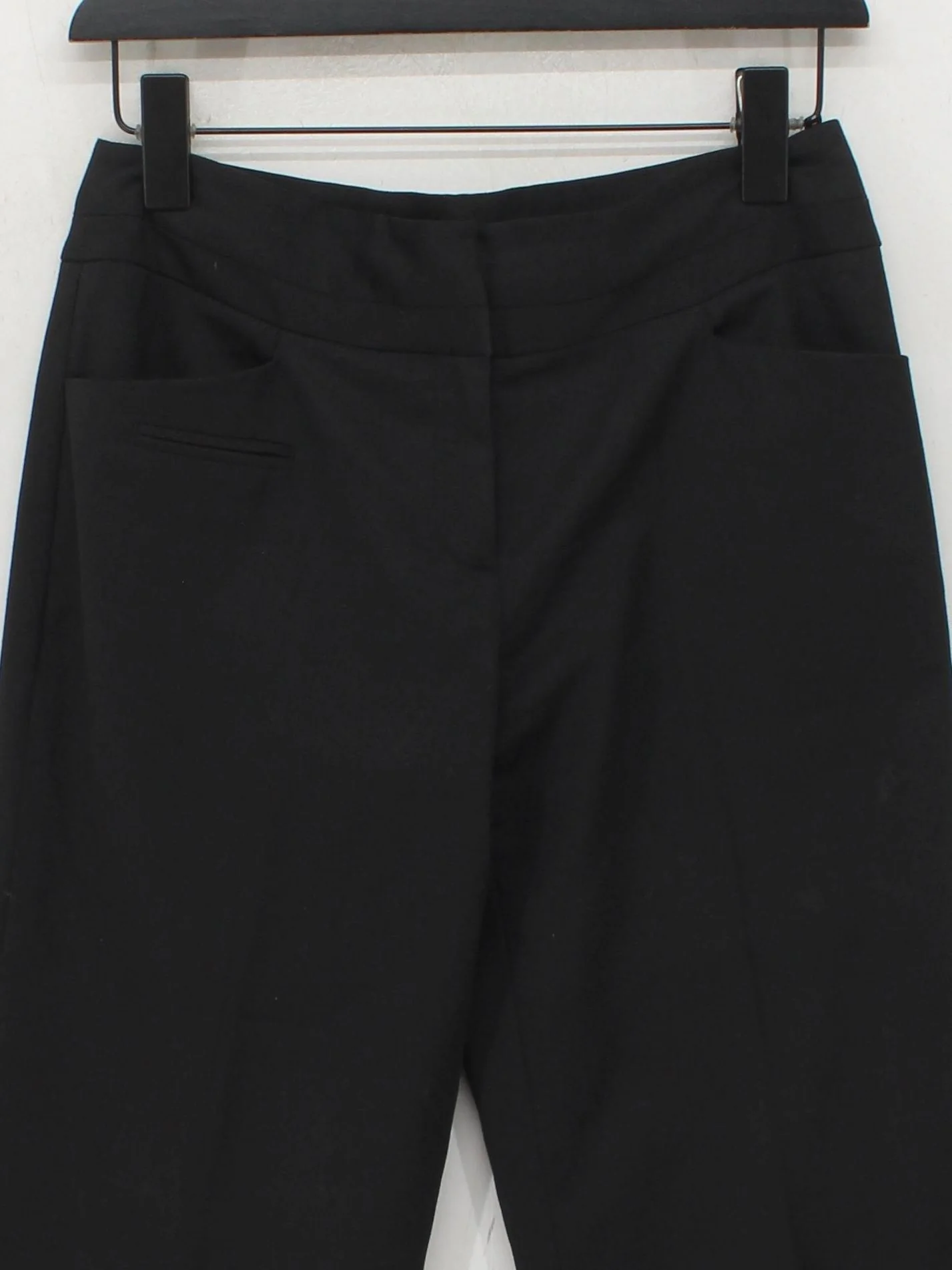 Ted Baker Women's Trousers UK 8 Black 100% Other Straight Chino - Image 3