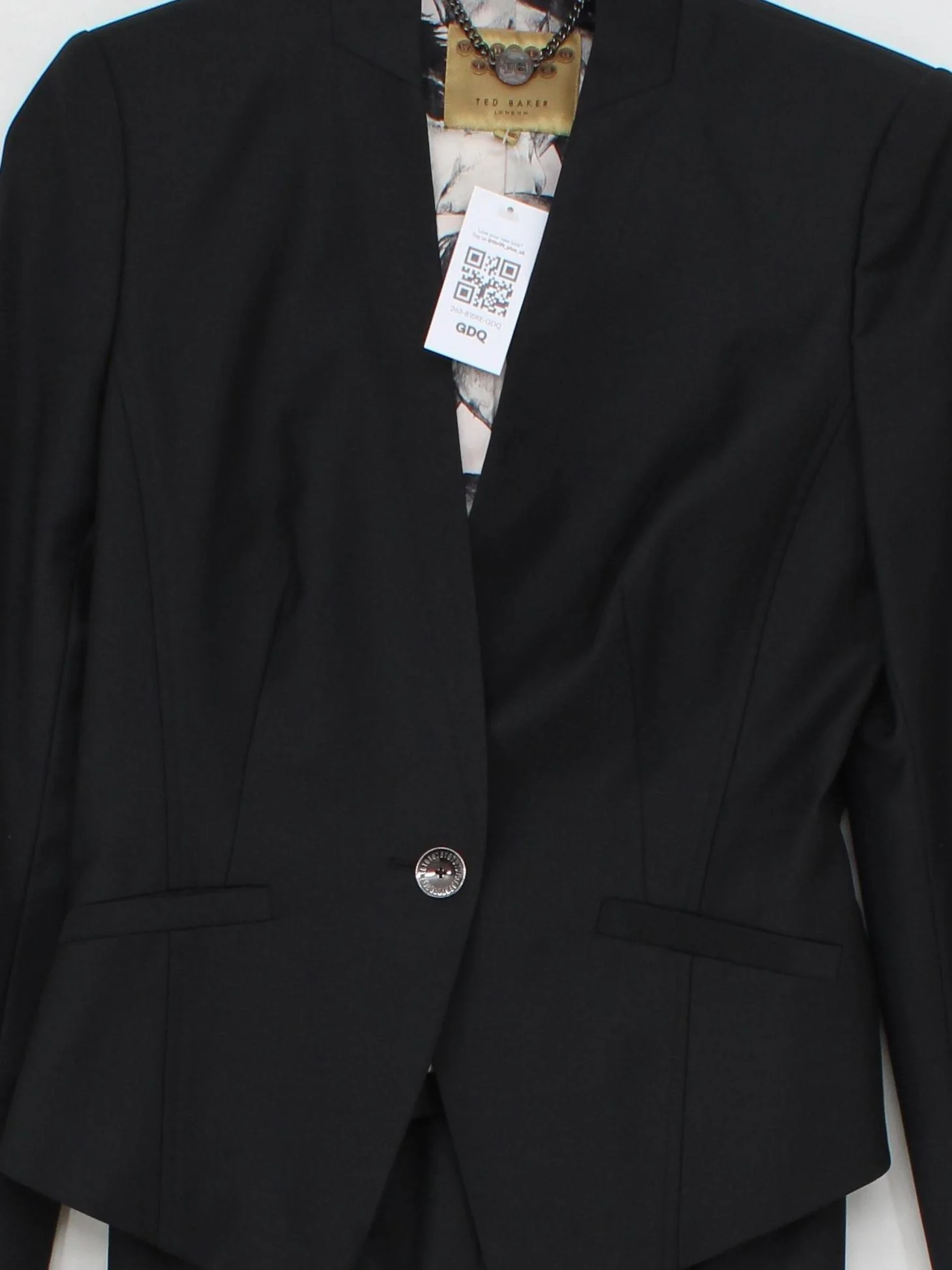 Ted Baker Women's Two Piece Suit UK 6 Black Wool - Image 3