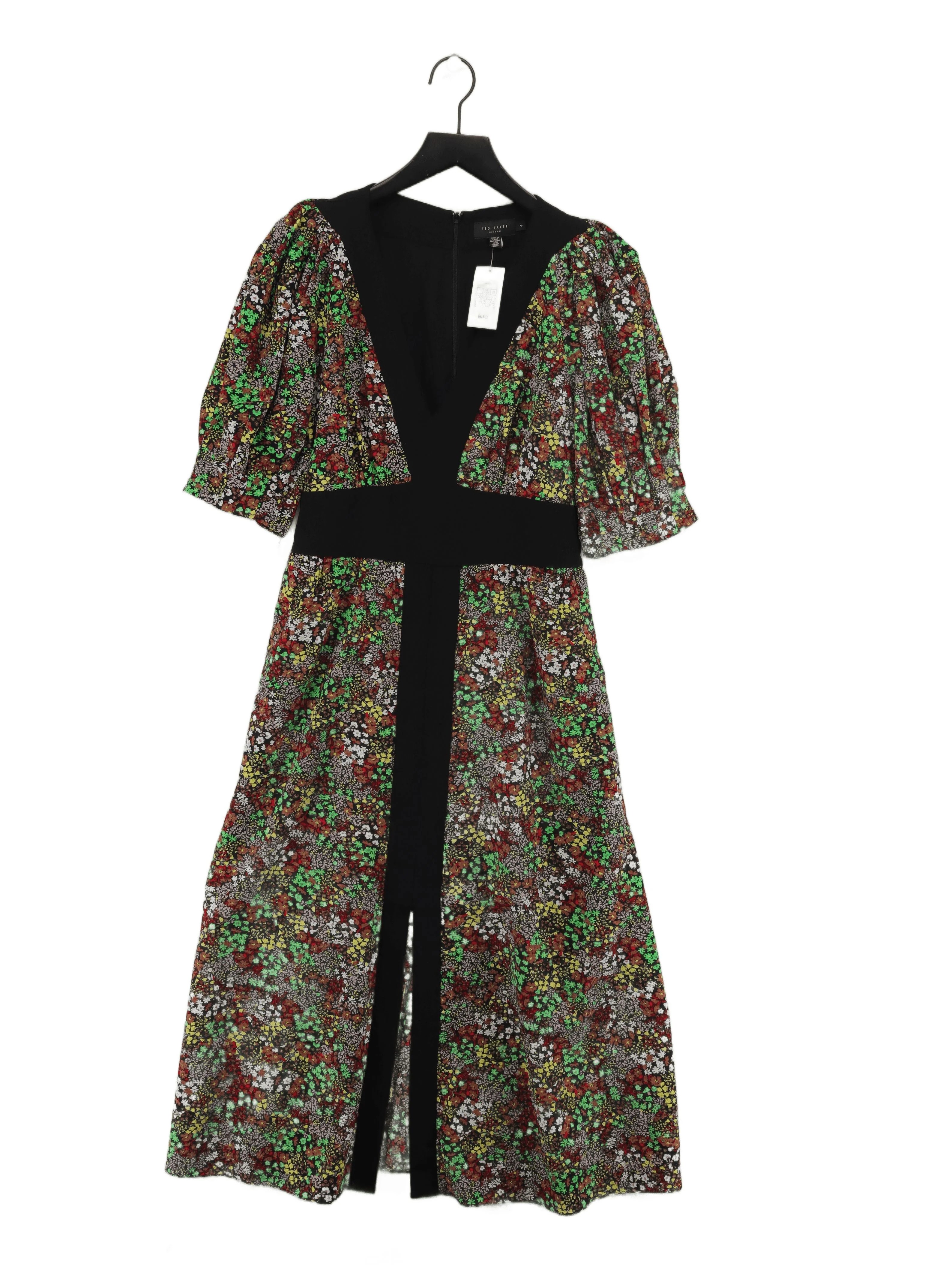 Ted Baker Wrap Midi Dress UK14 in Multi