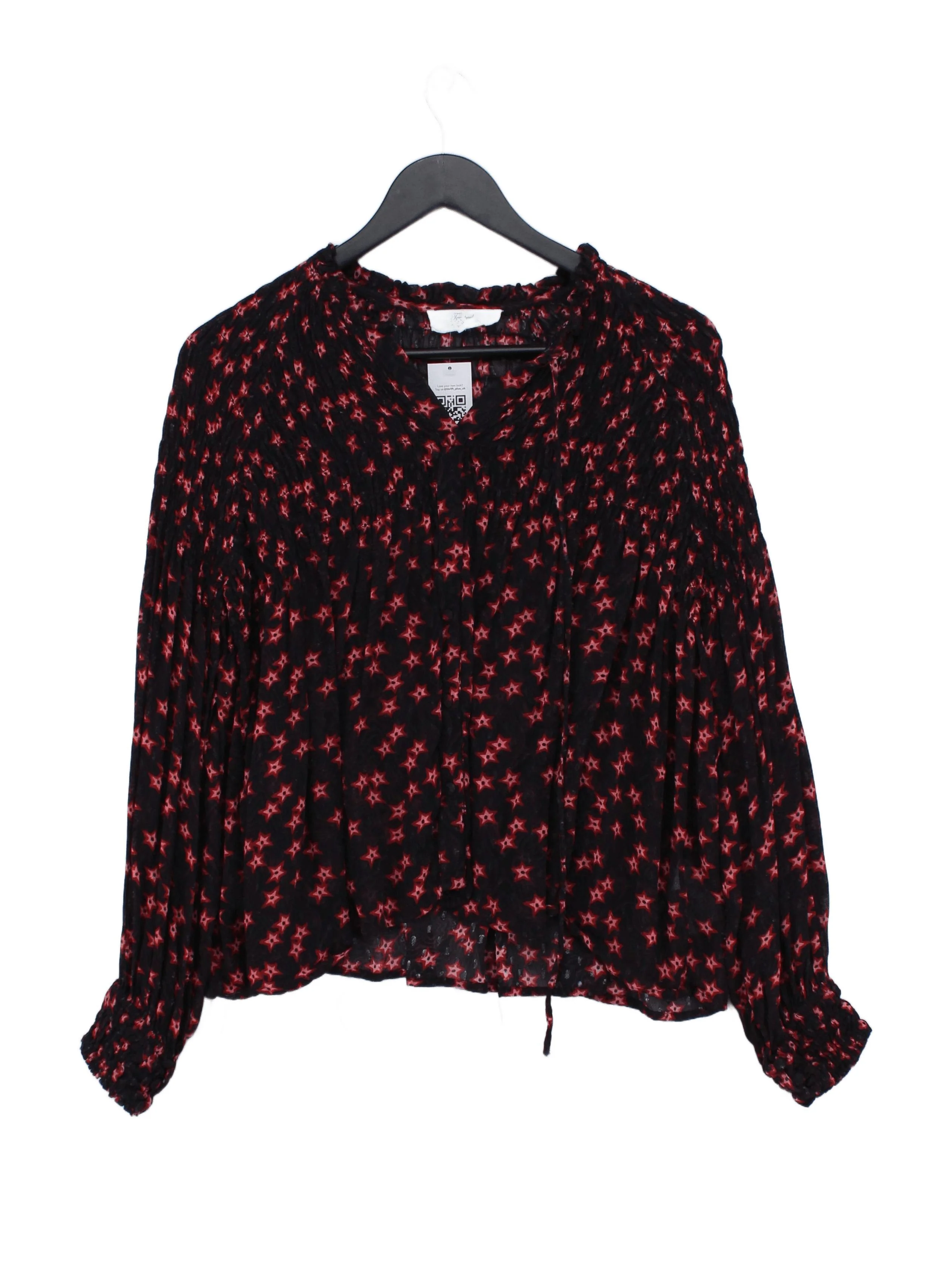 Temperley London Women's Blouse UK 10 Multi 100% Viscose Basic