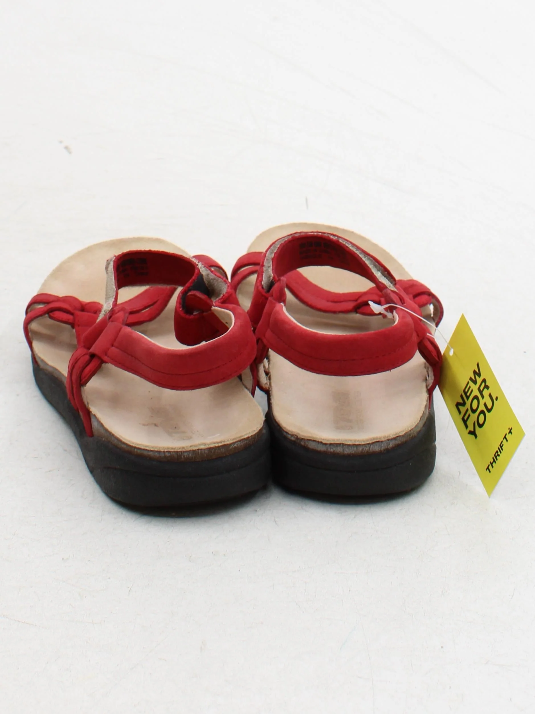 Teva Women's Sandals UK 7 Red 100% Leather Strappy - Image 3