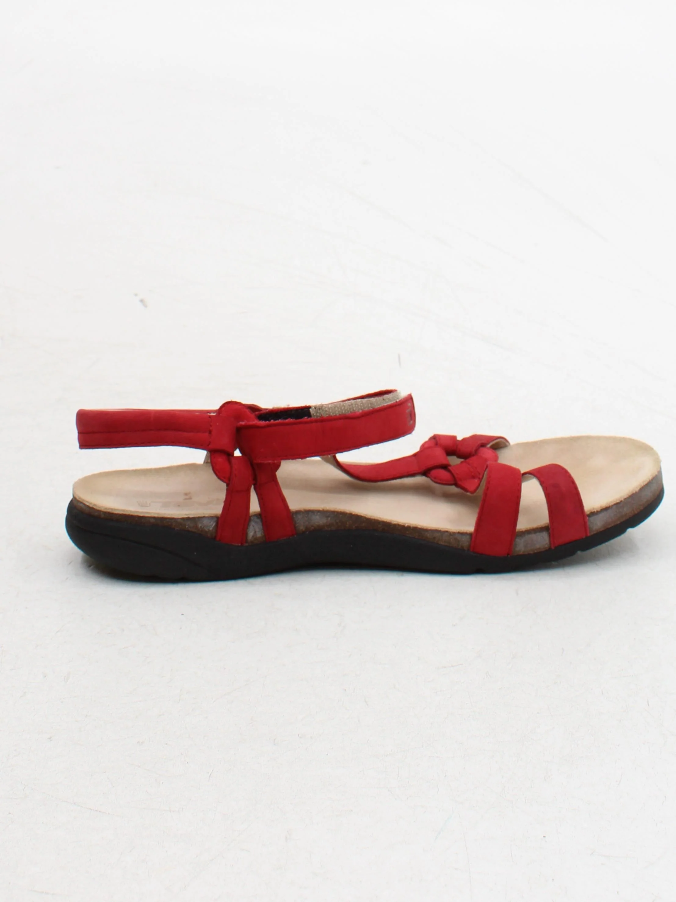 Teva Women's Sandals UK 7 Red 100% Leather Strappy - Image 5