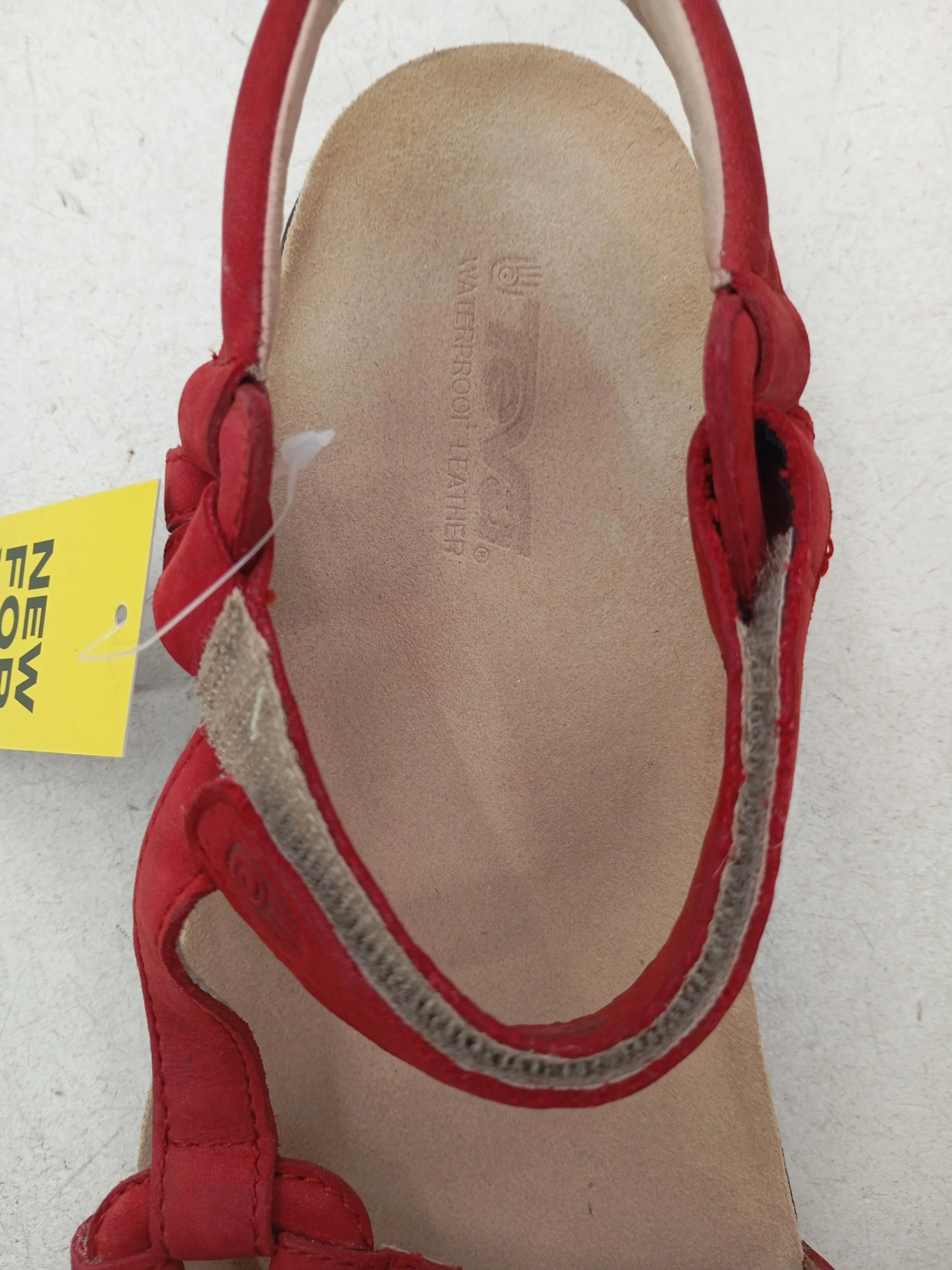 Teva Women's Sandals UK 7 Red 100% Leather Strappy - Image 6