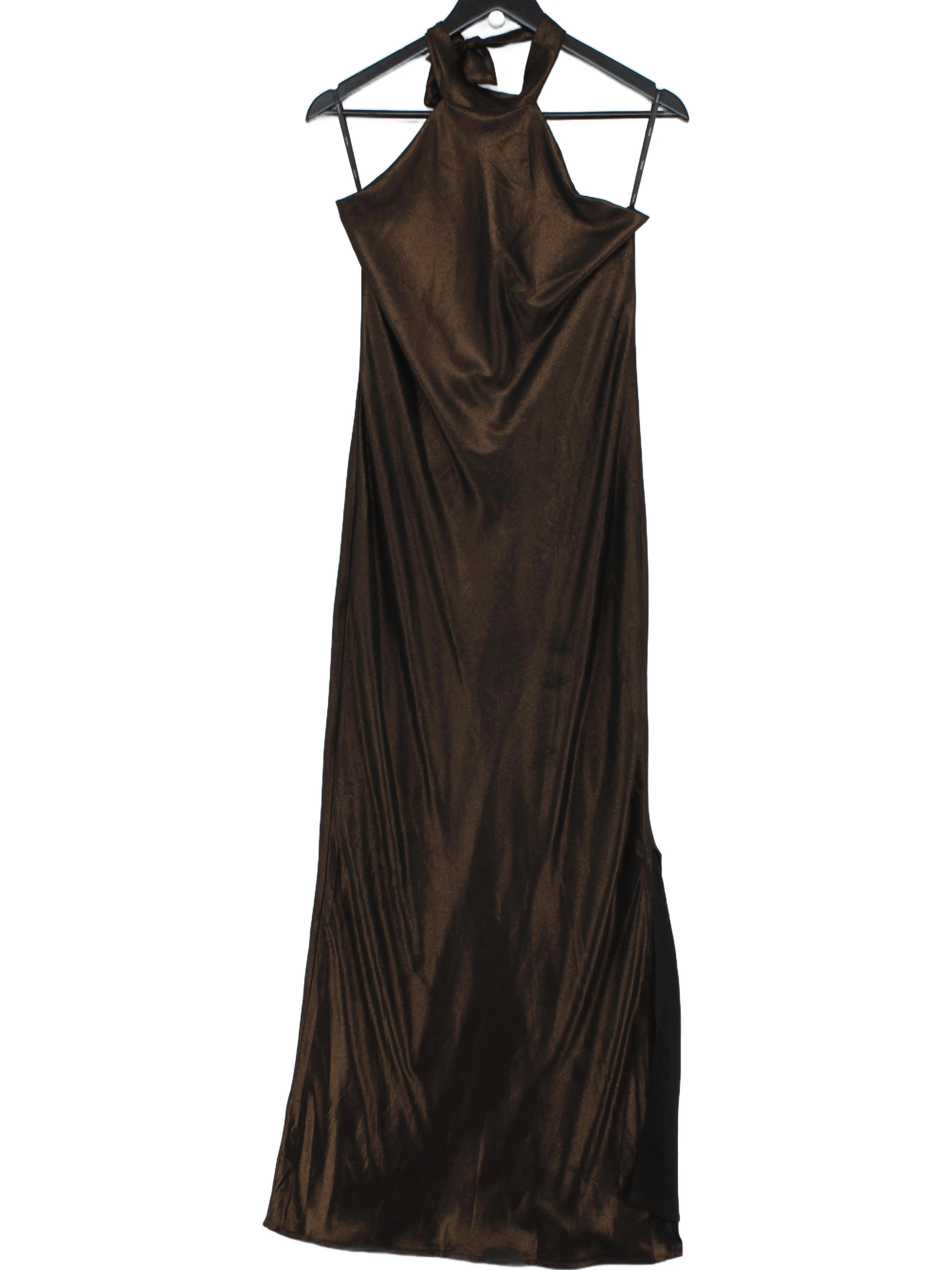 THE ARE Maxi Dress M in Brown