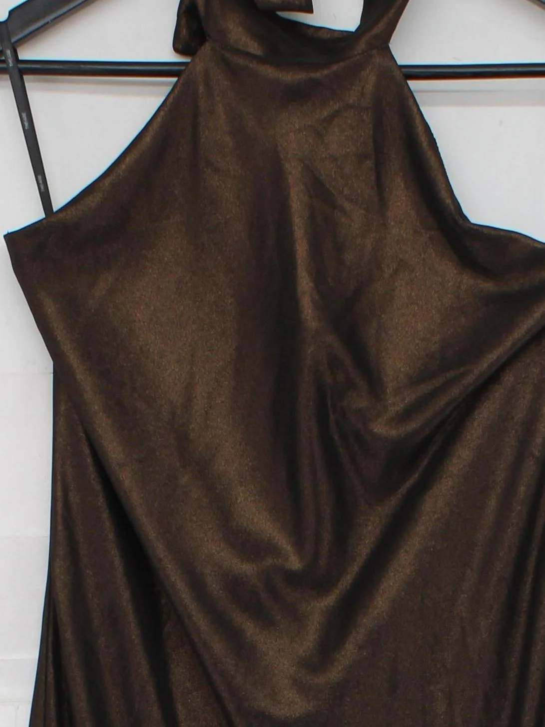 THE ARE Maxi Dress M in Brown - Image 3