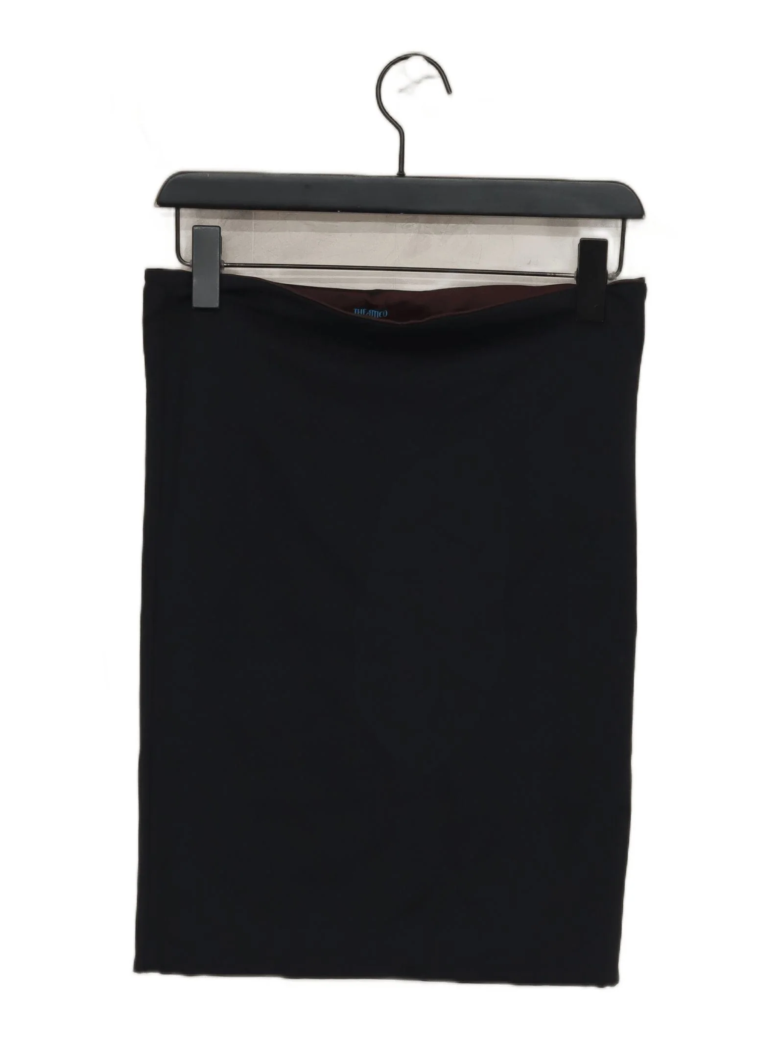 The Attico Women's Mini Skirt L Black Nylon with Elastane Short Mini