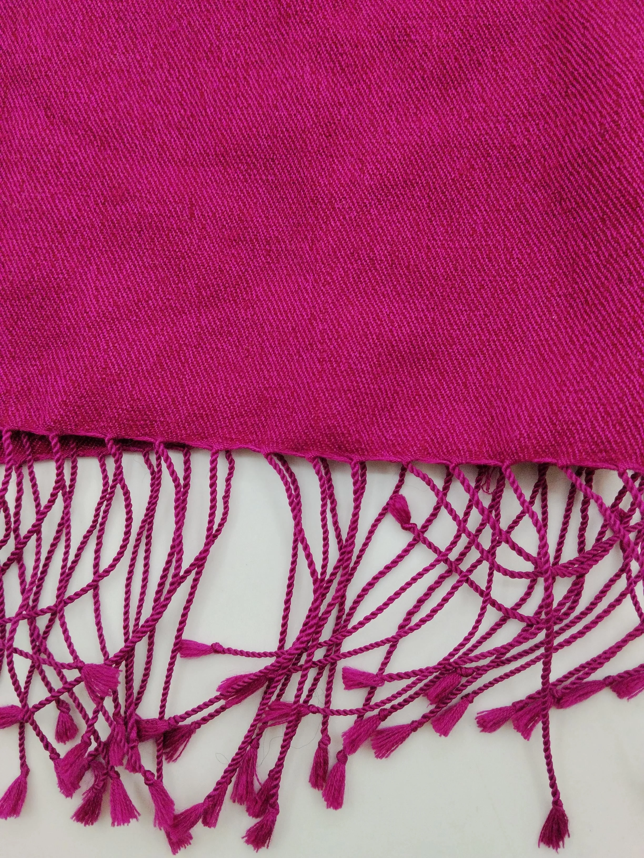 The Cashmere Company Women's Scarf Pink 100% Cashmere Rectangle Scarf - Image 4