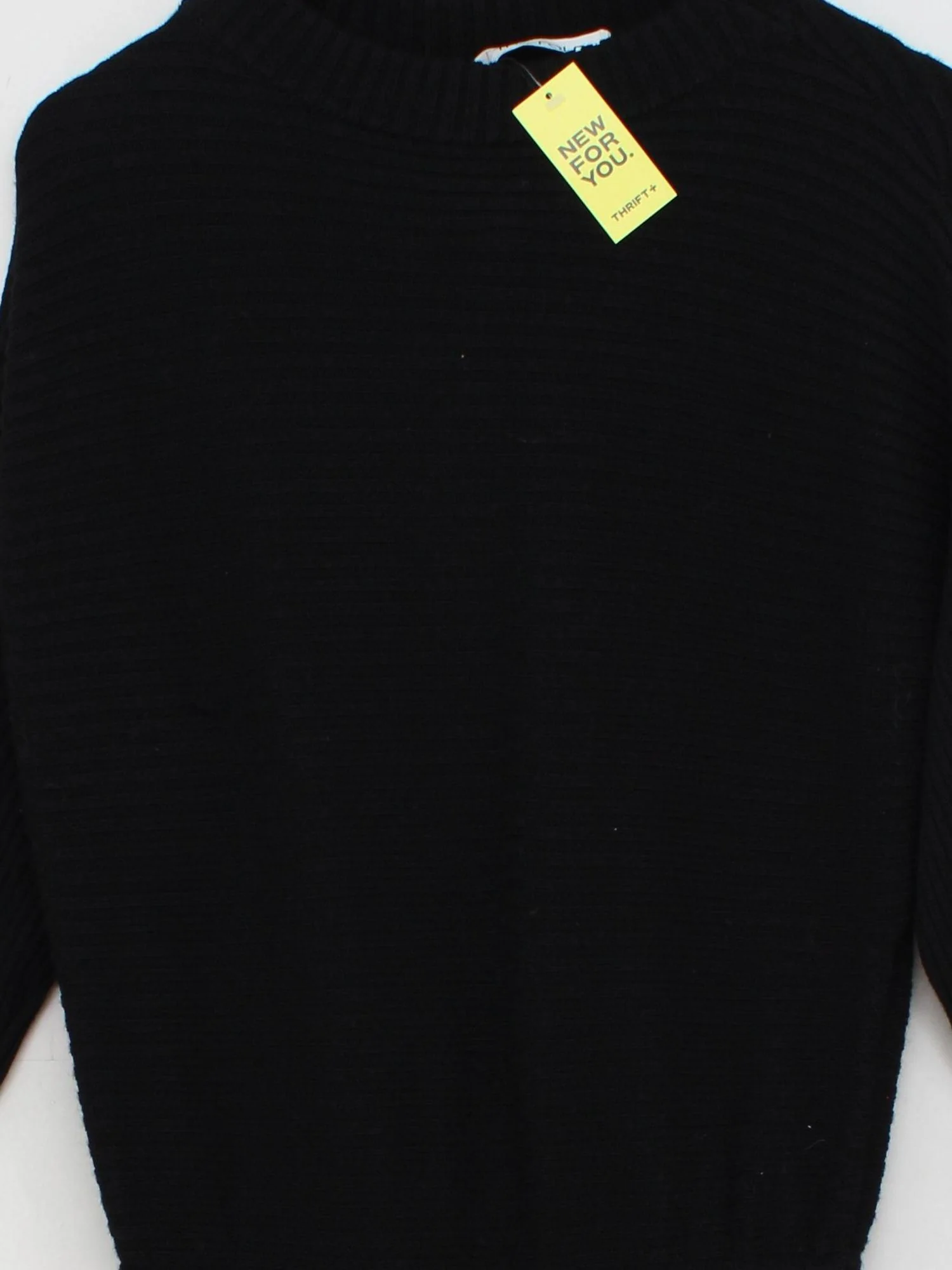 The Fold Jumper Midi Dress UK10 in Black - Image 3