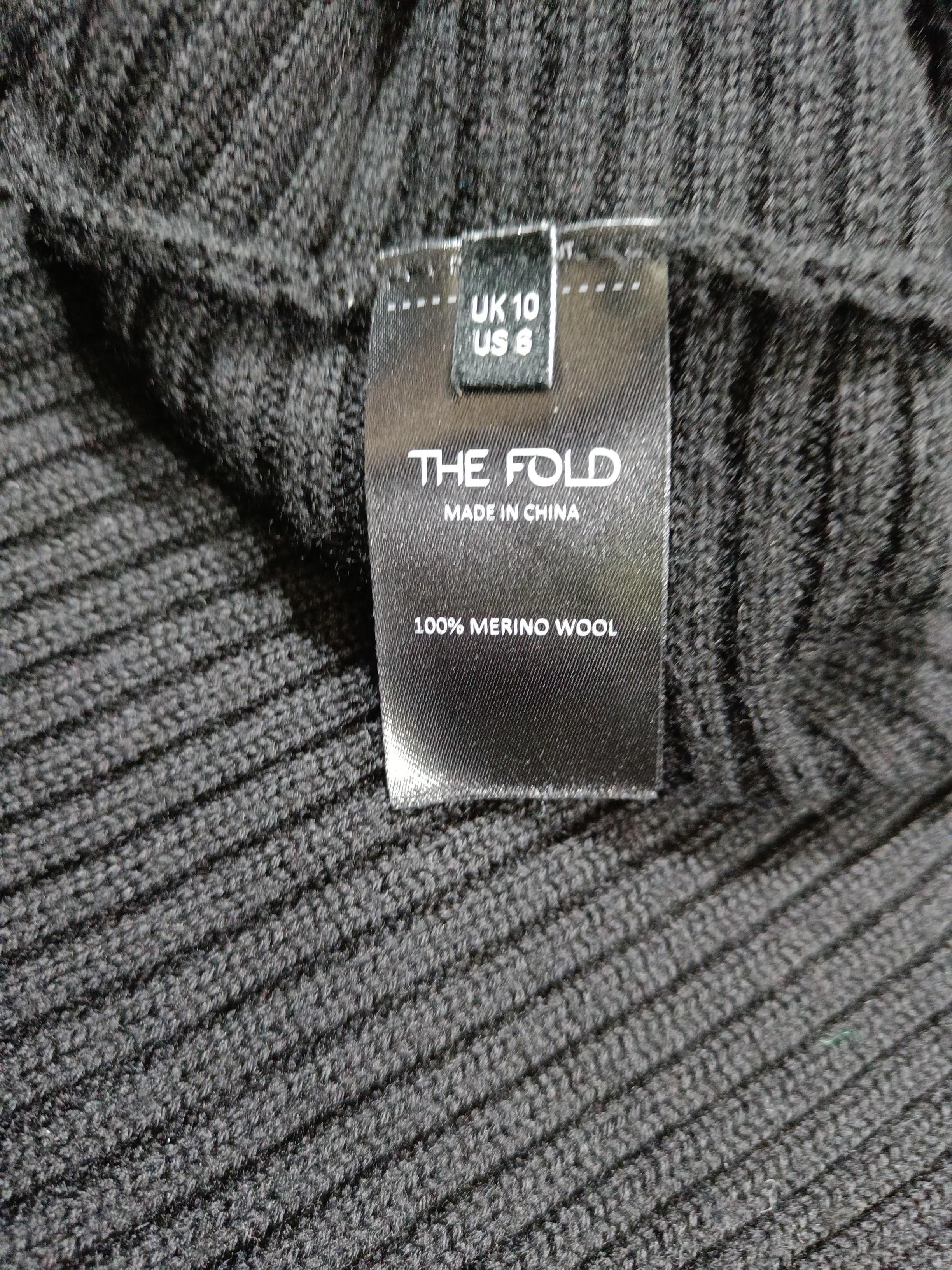 The Fold Jumper Midi Dress UK10 in Black - Image 7