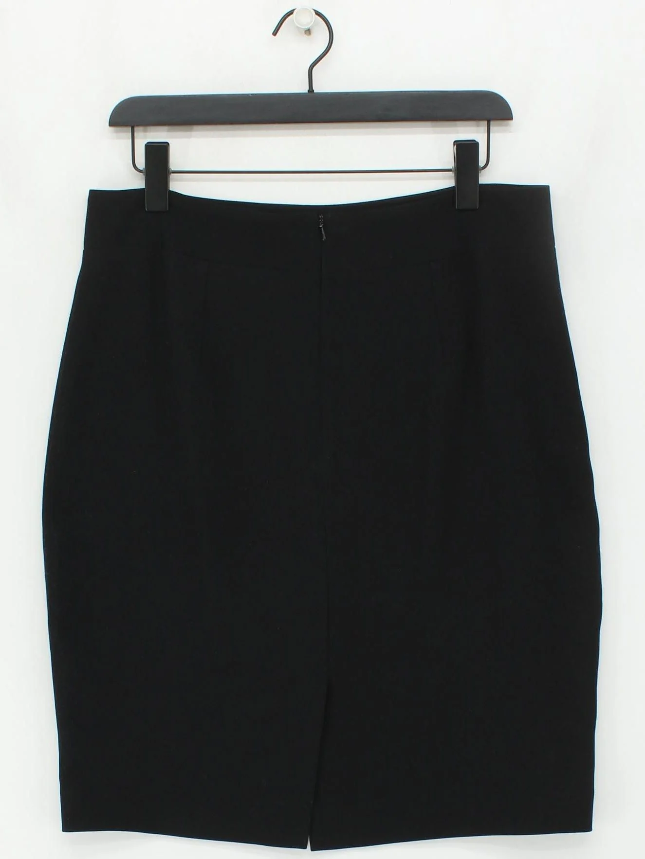 The Fold Women's Mini Skirt UK 14 Black Polyester with Acetate, Polyester Mini - Image 2