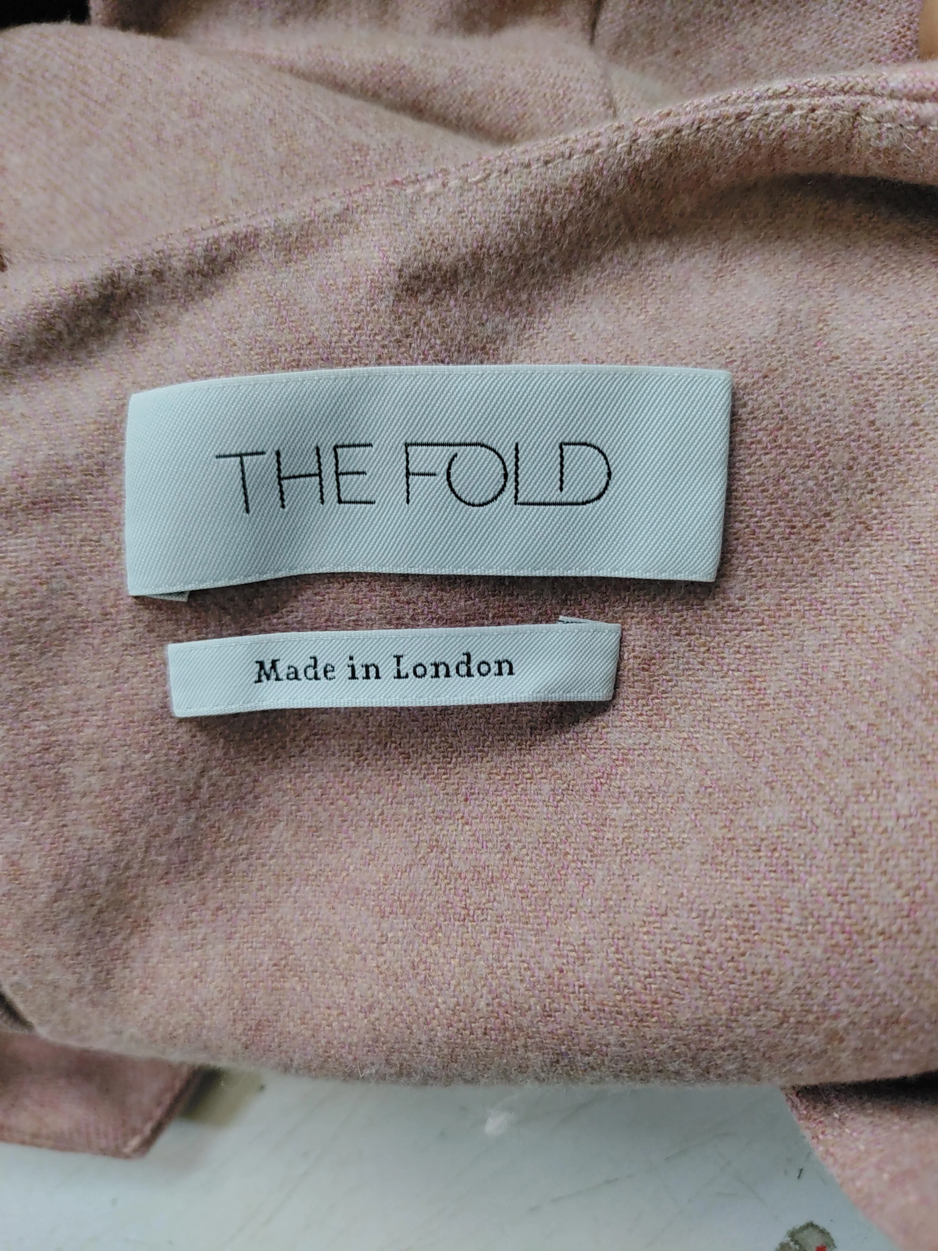 The Fold Women's Top S Pink Wool with Polyester, Viscose, Elastane Basic - Image 5