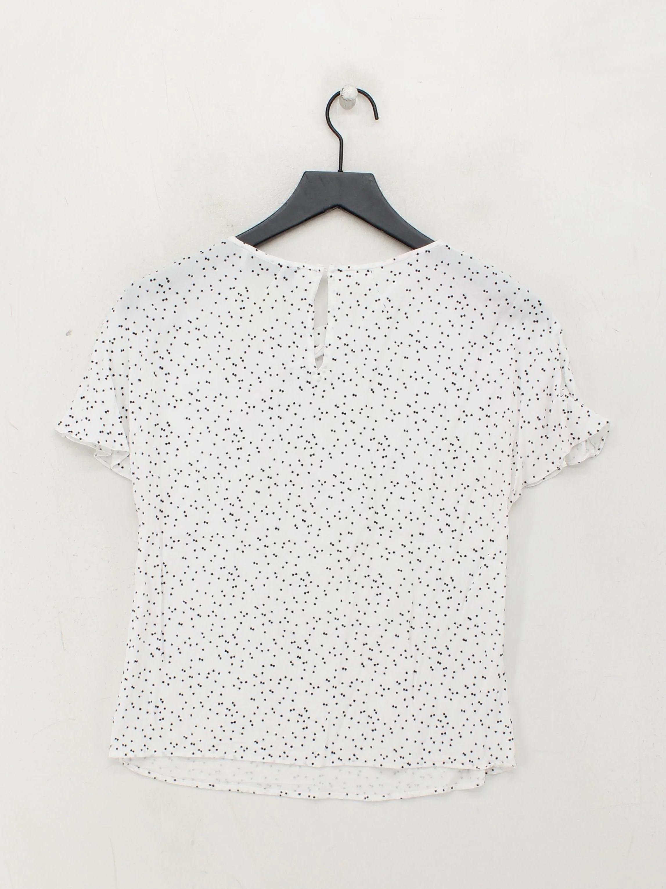 The Fold Women's Top UK 10 White 100% Viscose Basic - Image 2