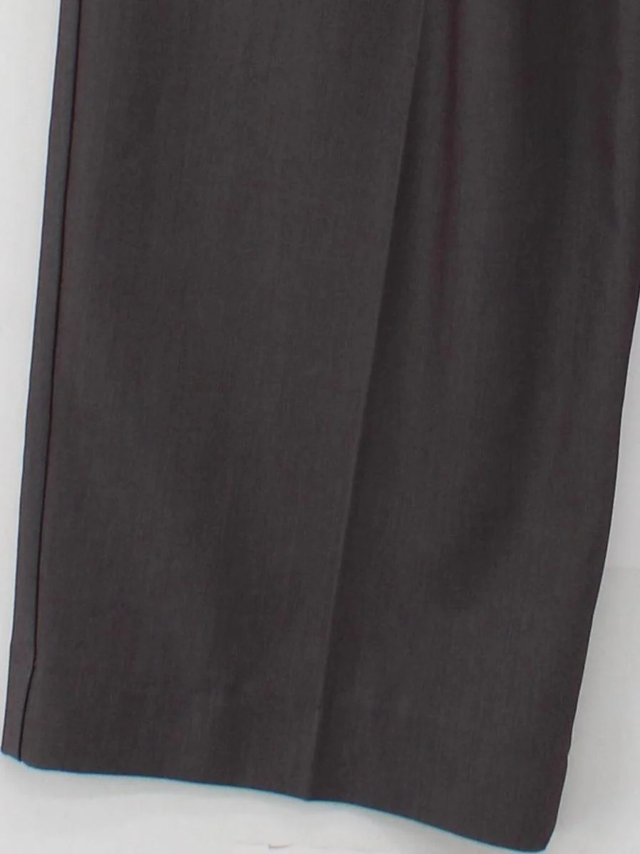 THE FRANKIE SHOP Women's Trousers S Grey Polyester with Rayon, Spandex Cargo - Image 4