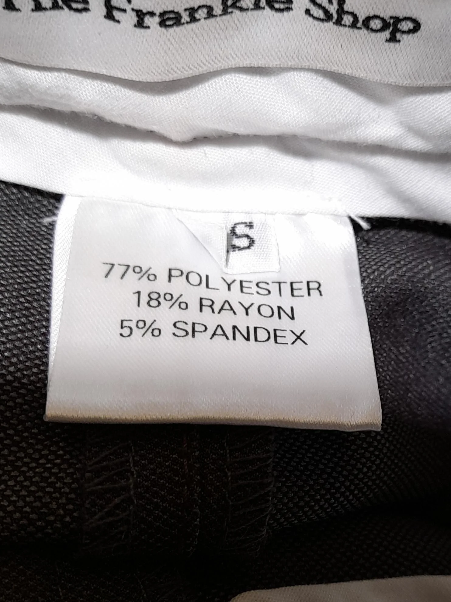 THE FRANKIE SHOP Women's Trousers S Grey Polyester with Rayon, Spandex Cargo - Image 6