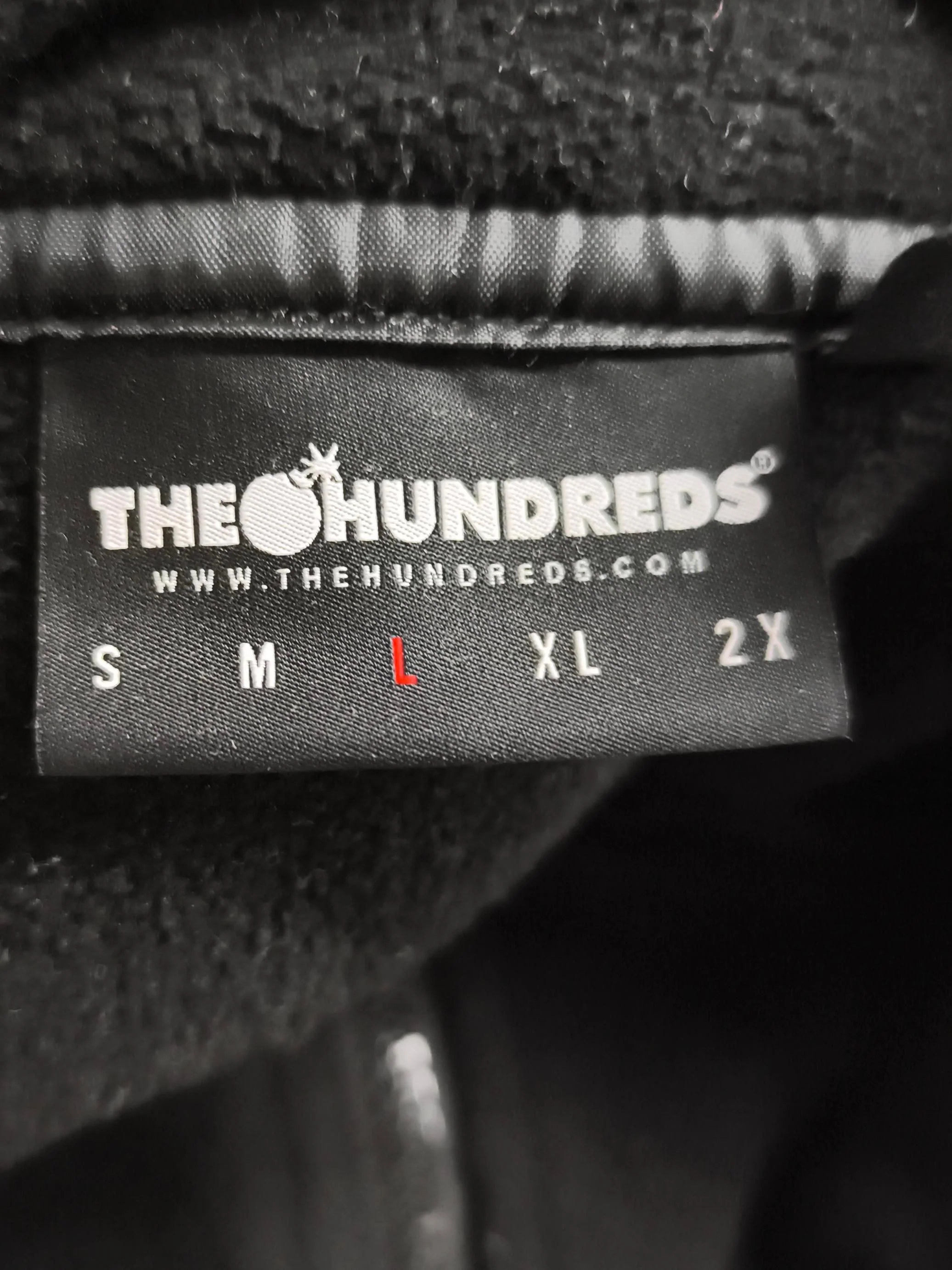 The Hundreds Men's Hoodie L Black Graphic 100% Polyester Pullover - Image 6
