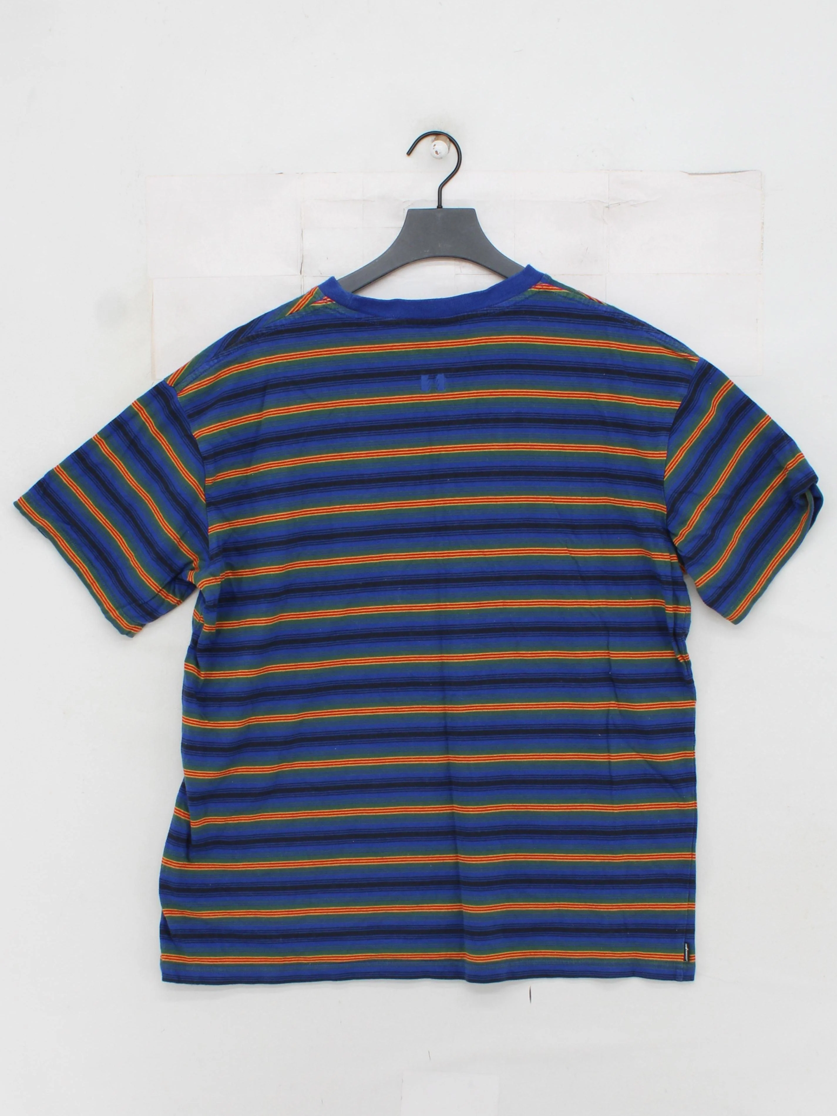 The Hundreds Men's T-Shirt L Multi Striped 100% Cotton Basic - Image 2