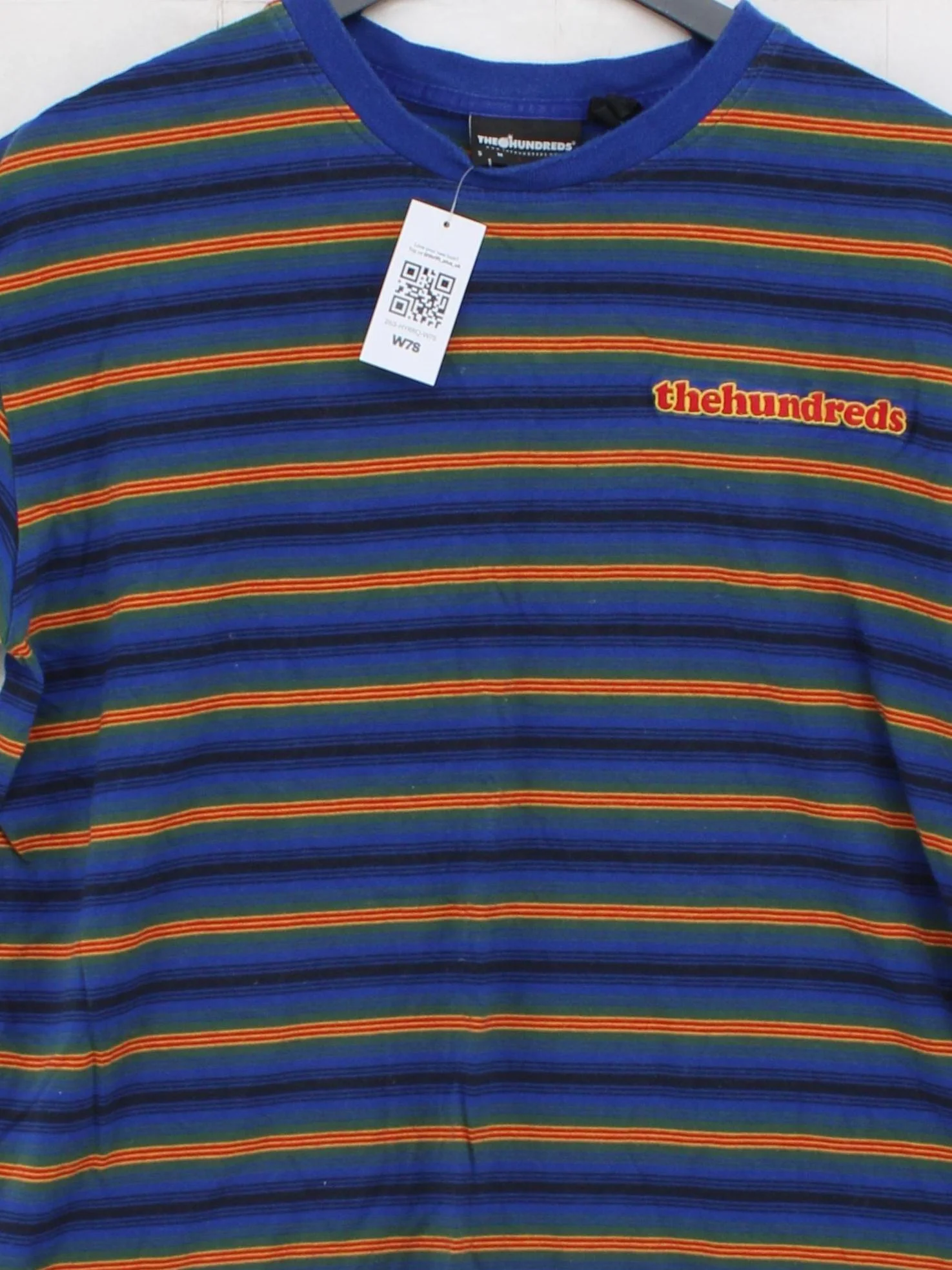 The Hundreds Men's T-Shirt L Multi Striped 100% Cotton Basic - Image 3