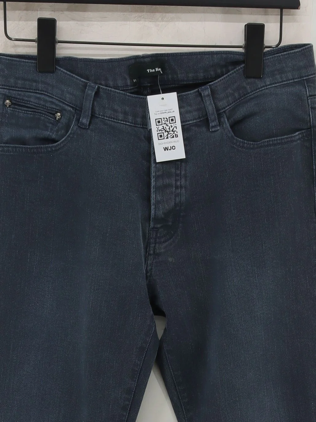 The Kooples Men's Jeans W 31 in Blue Cotton with Elastane Straight - Image 3