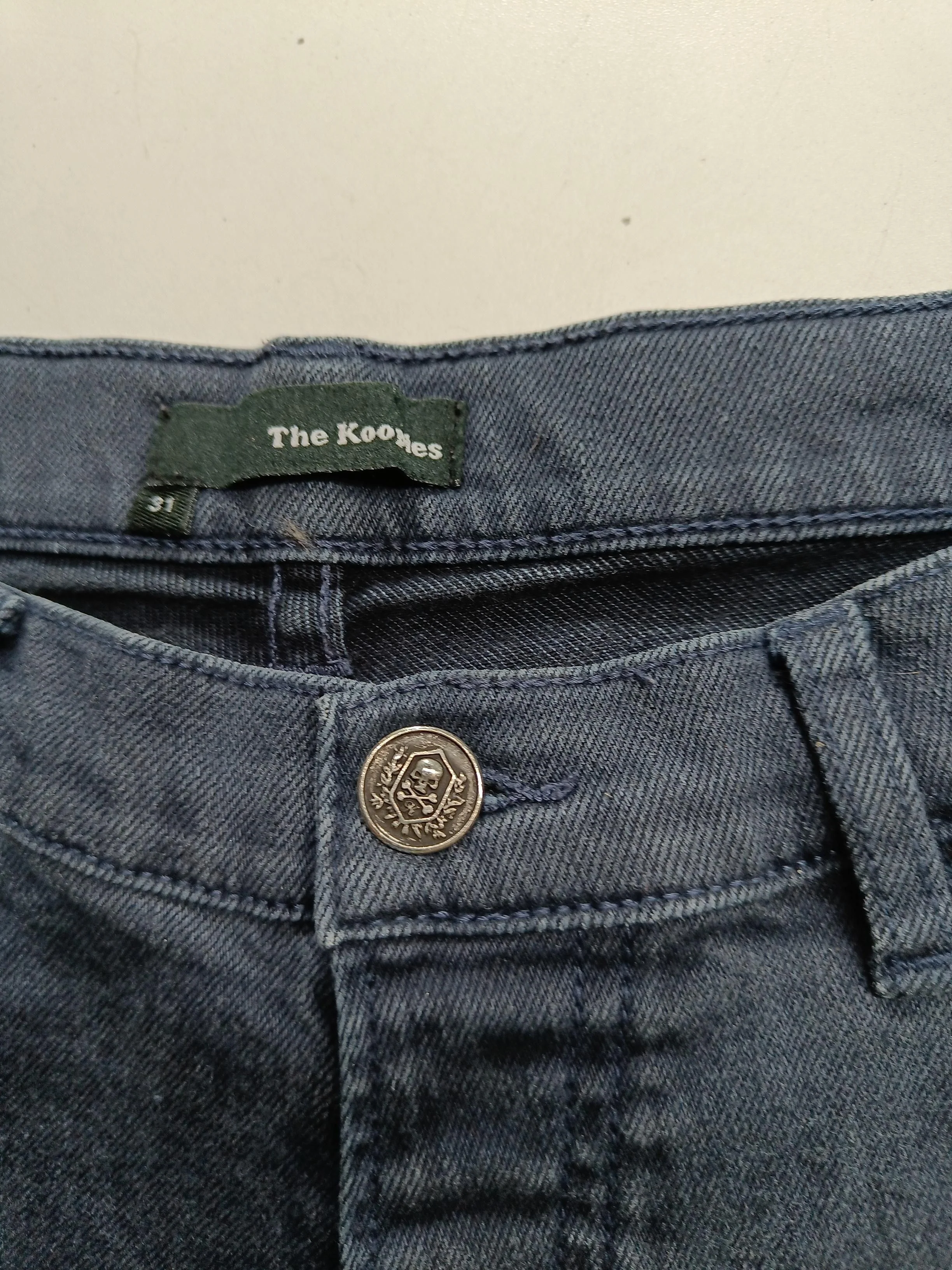 The Kooples Men's Jeans W 31 in Blue Cotton with Elastane Straight - Image 6