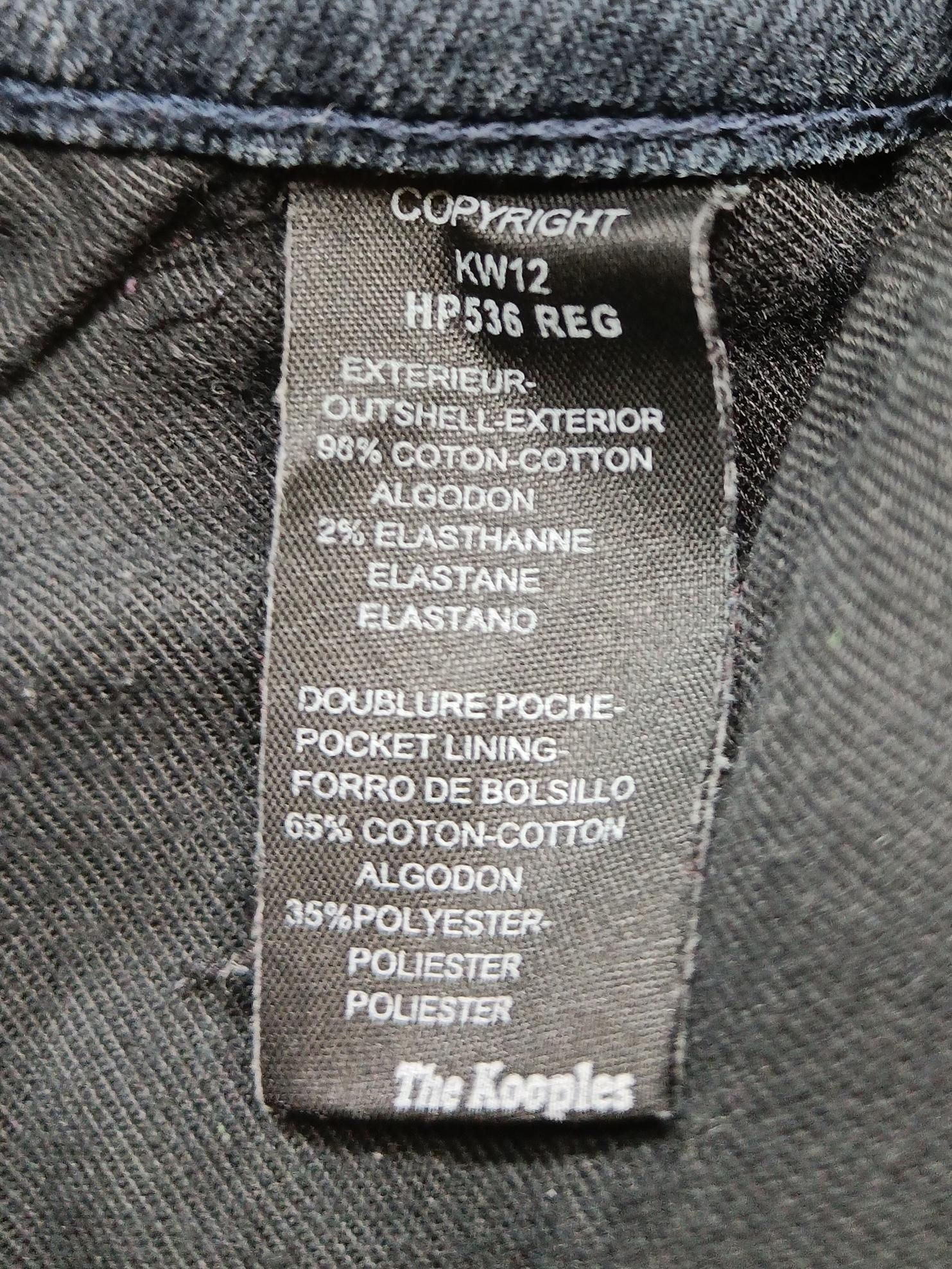 The Kooples Men's Jeans W 31 in Blue Cotton with Elastane Straight - Image 7