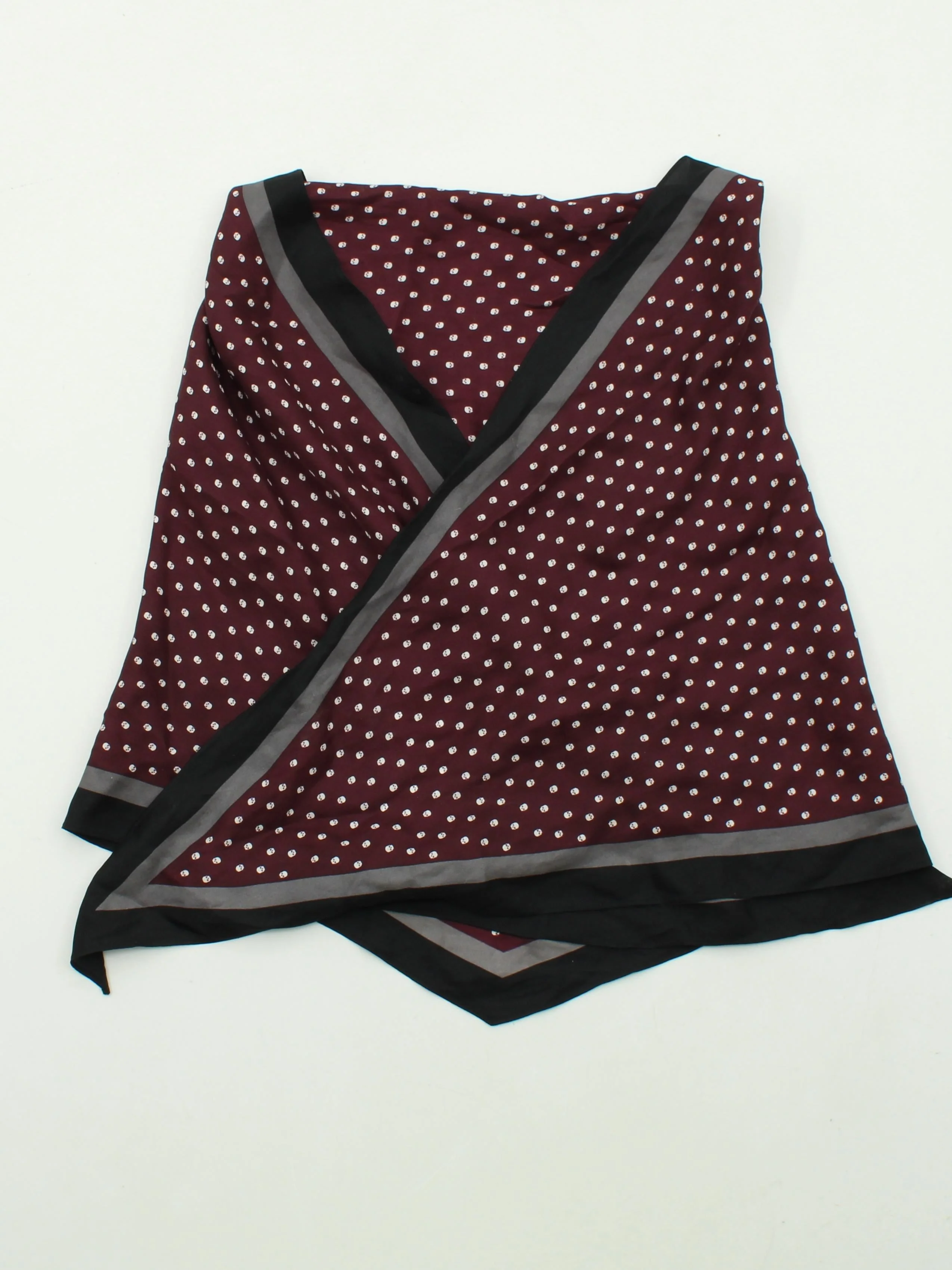 The Kooples Men's Scarf Red Graphic 100% Silk Scarf - Image 2