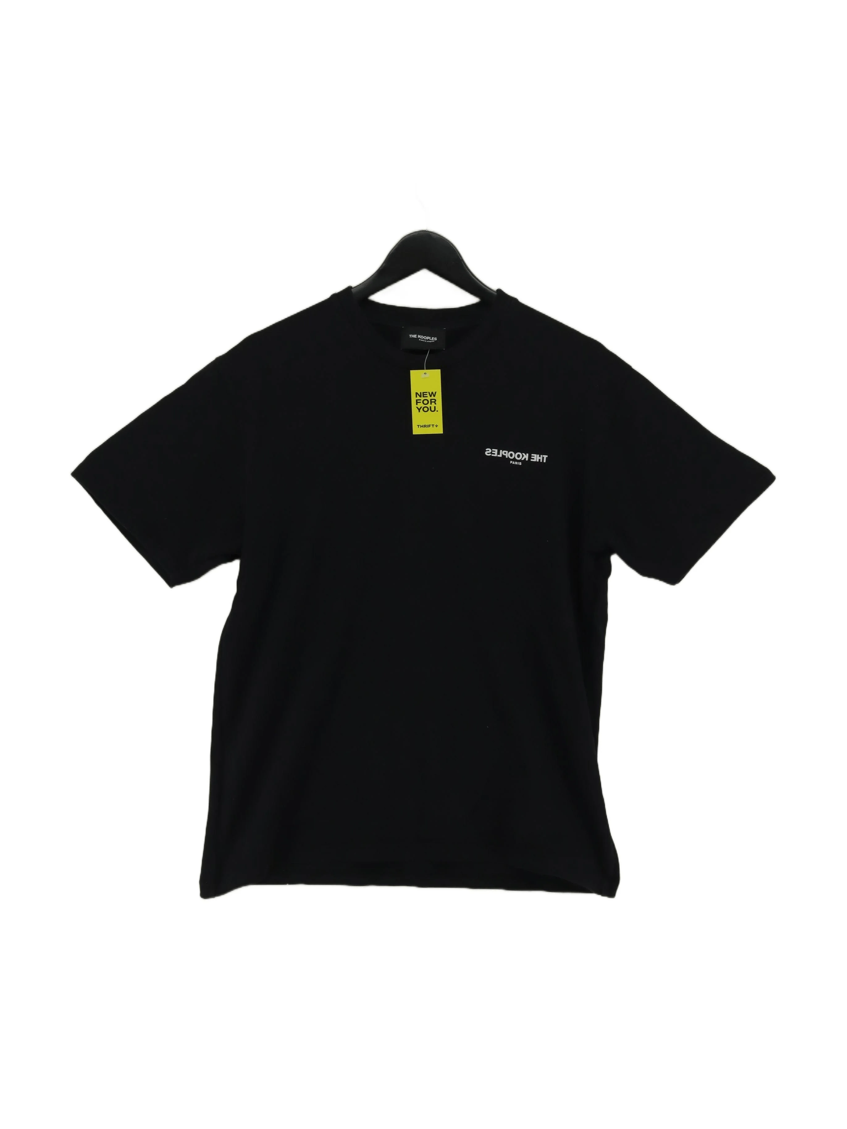 The Kooples Men's T-Shirt L Black 100% Cotton Basic