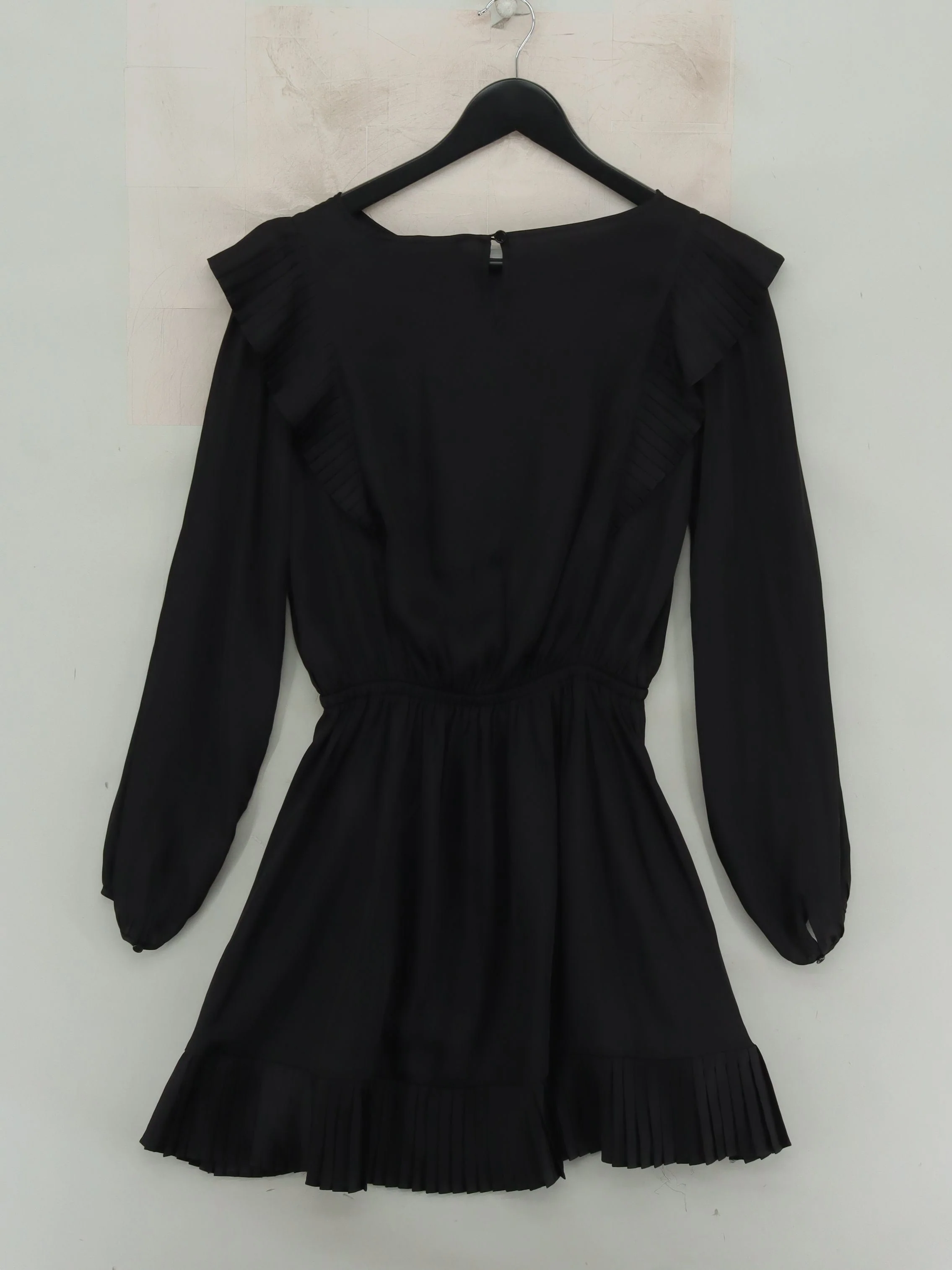 The Kooples Skater Mini Dress S in Black - Image 2