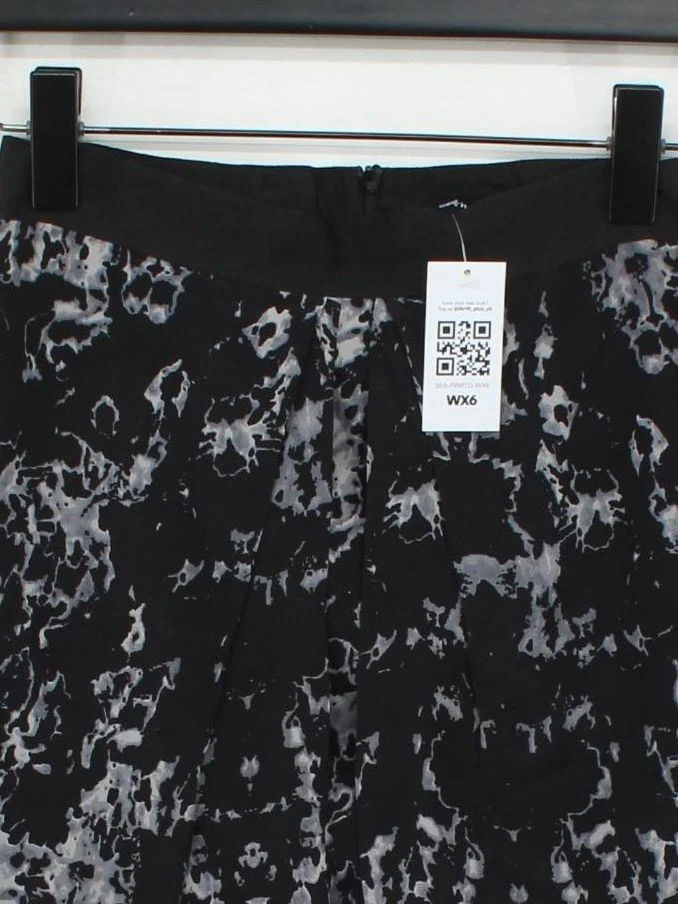 The Kooples Women's Mini Skirt UK 14 Black Silk with Polyester Short Mini - Image 3