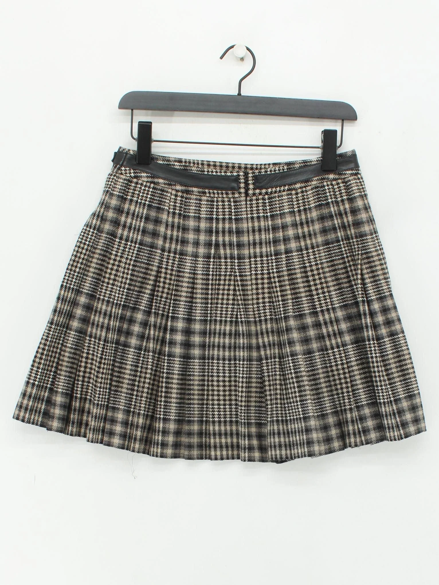 The Kooples Women's Mini Skirt UK 8 Multi Cotton with Acrylic, Polyester Mini - Image 2